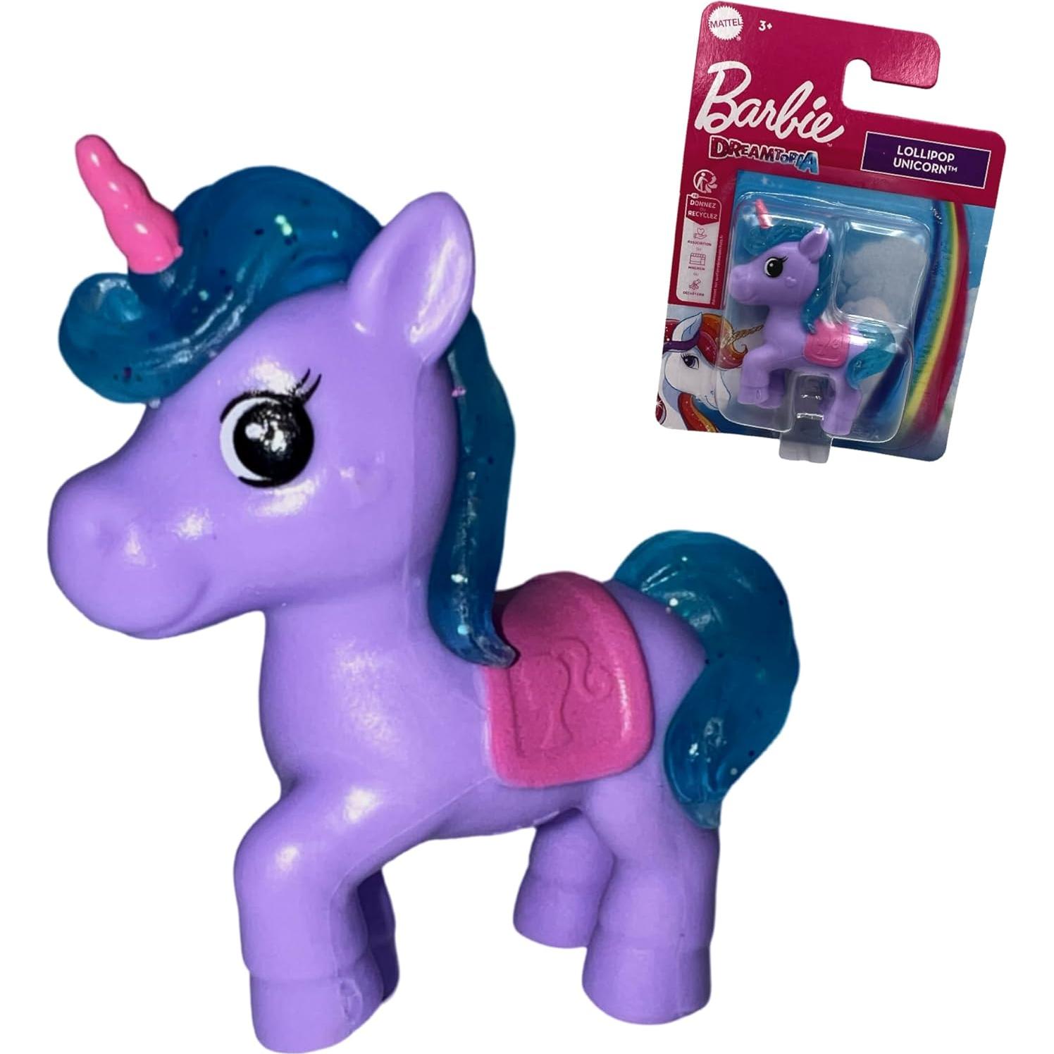 Figurita Unicornio Lollipop Barbie Dreamtopia 5cm
