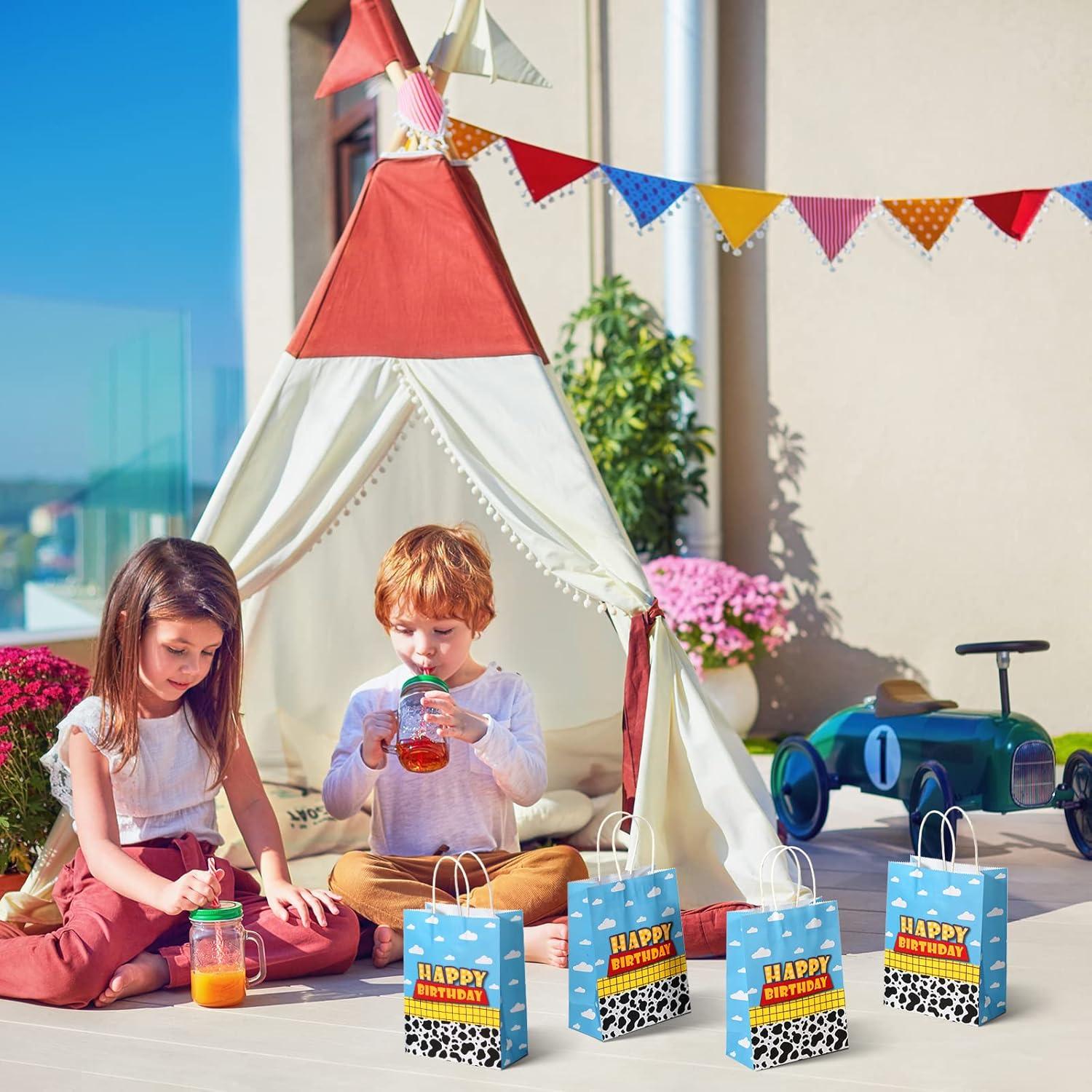 16 Bolsas de Regalo de Papel Kraft Ragnhild para Cumpleaños