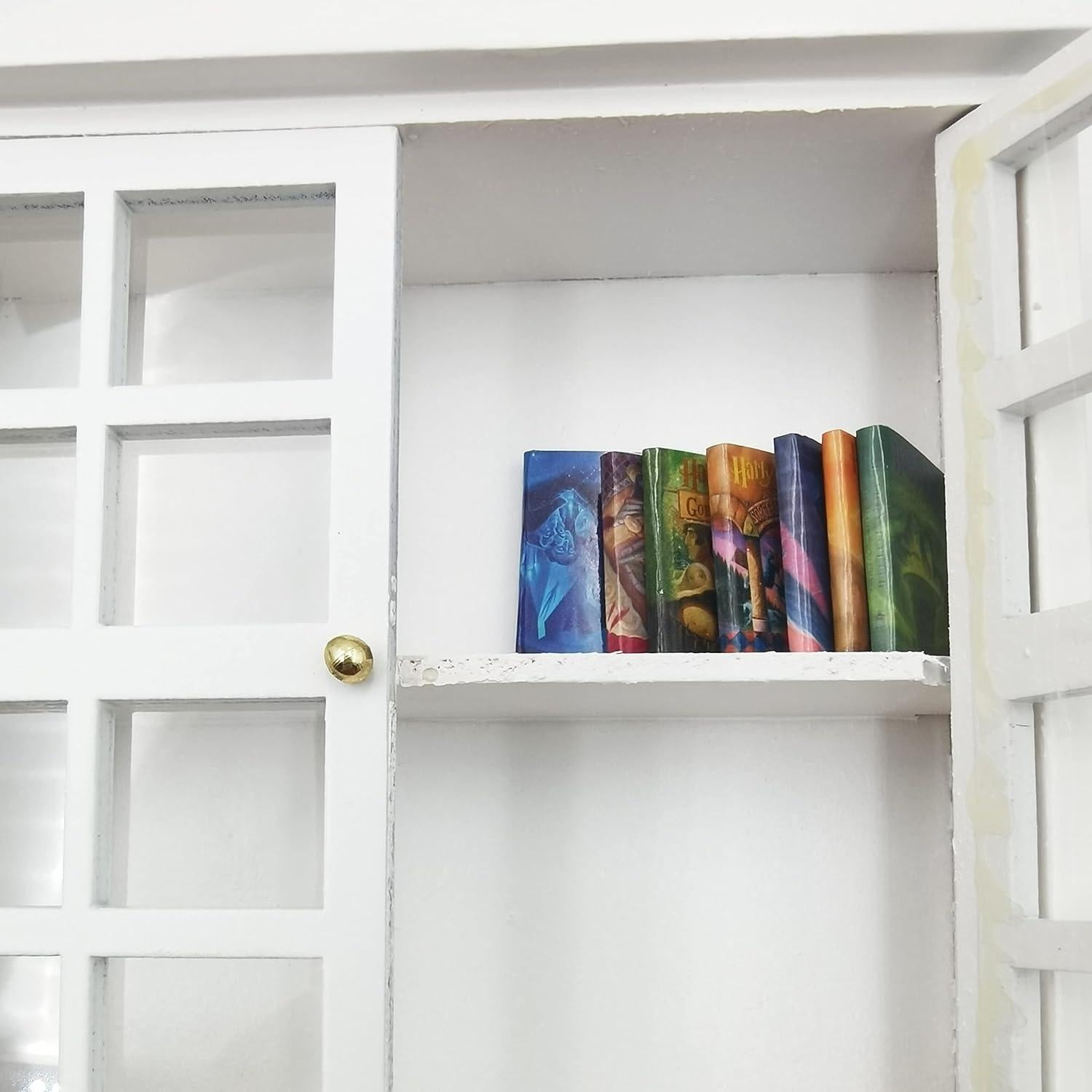 Librero Miniatura de Madera 1:12 para Casa de Muñecas SXFSE