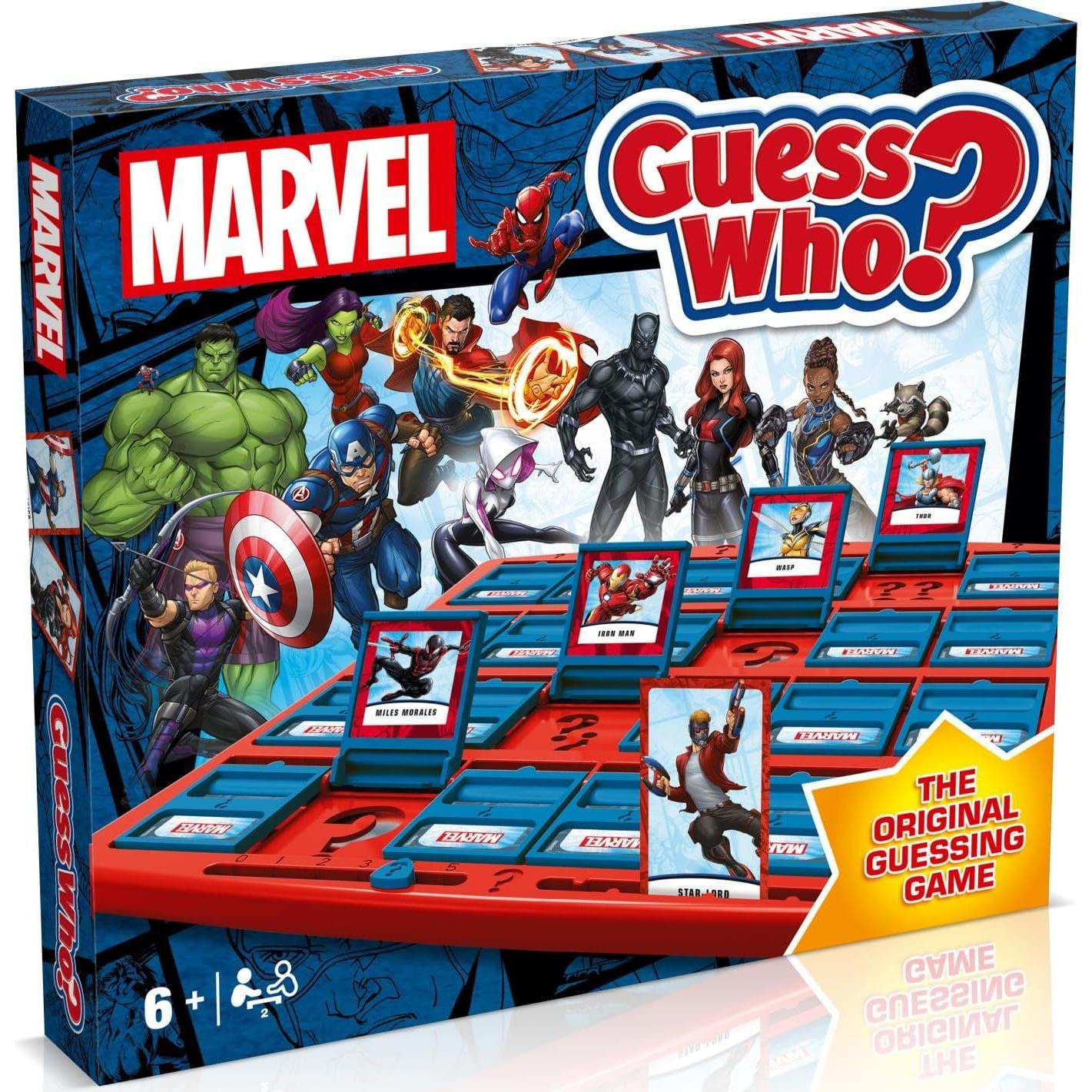 Juego de Mesa Adivina Quién? Marvel Winning Moves - 2 a 4 Jugadores
