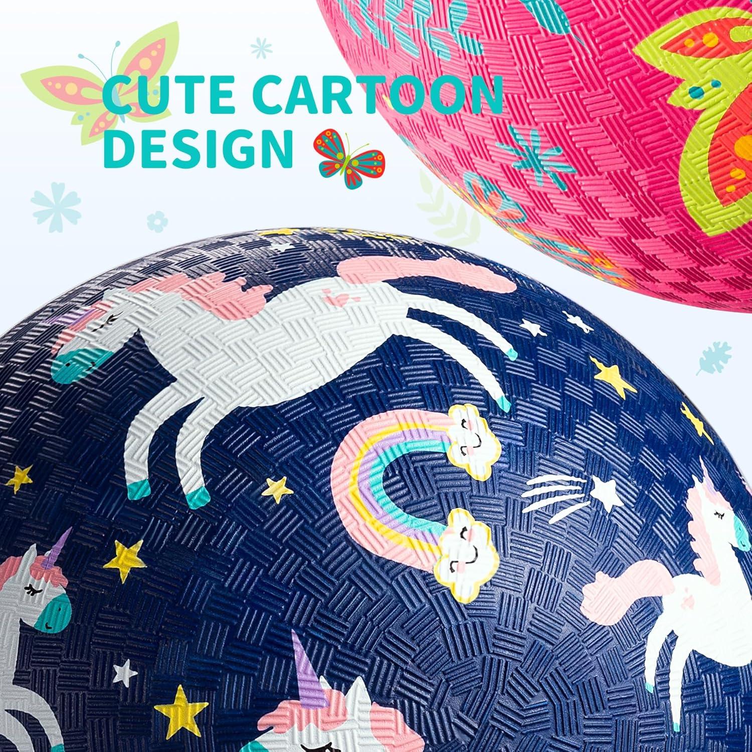 ZOOJOY Paquete de 2 Pelotas de Juego de Goma 15.24 cm