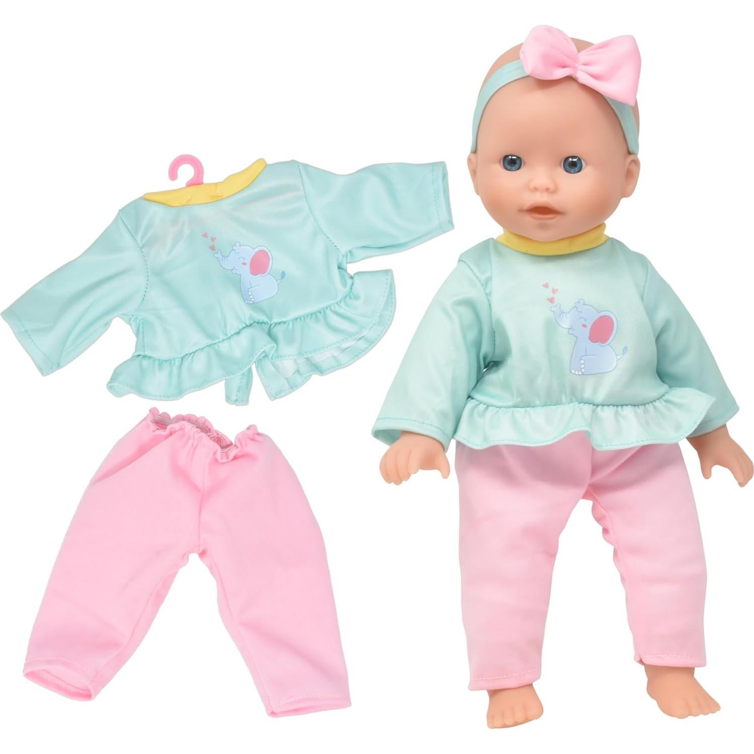 Muñeca Bebé 35 cm Regalo Boutique con Armario y Accesorios