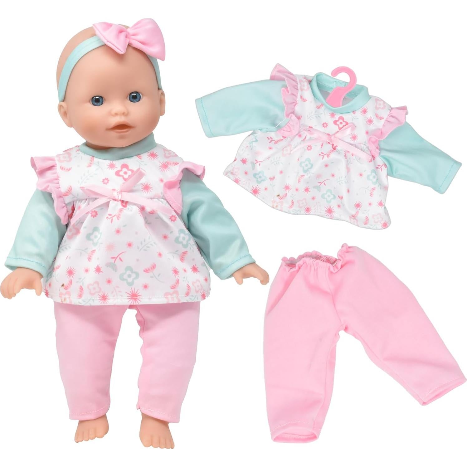 Muñeca Bebé 35 cm Regalo Boutique con Armario y Accesorios