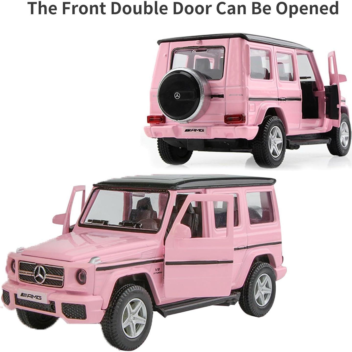Coche de Juguete Rosa G63 a Escala 1:36 JOYINUS para Niños