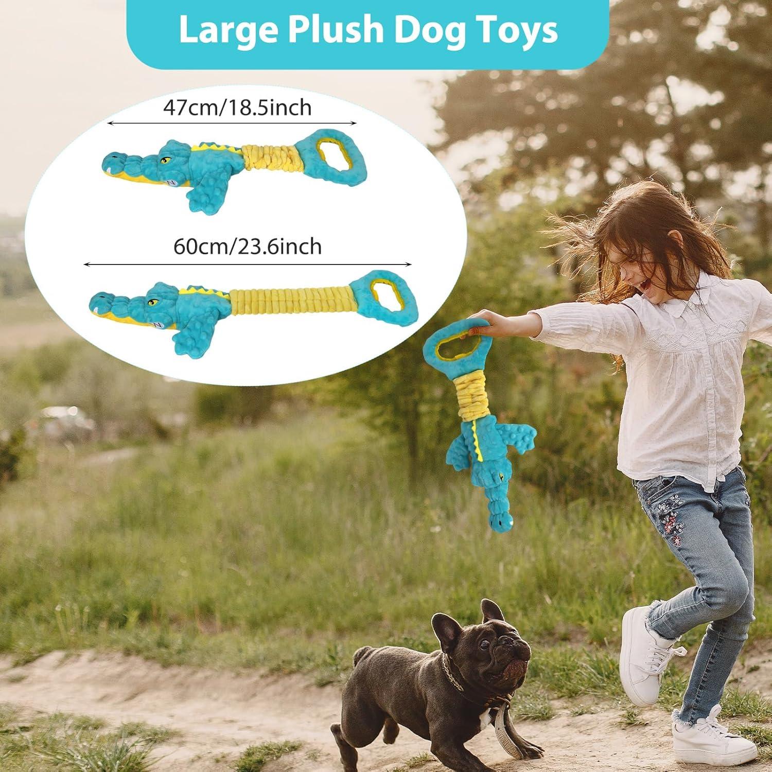 Juguete para Perros Cocodrilo Eneston 30cm Resistente Squeaky