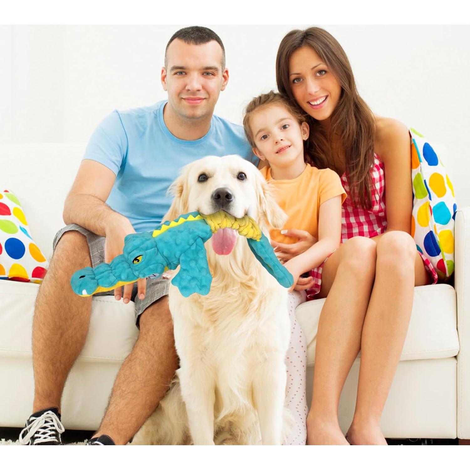 Juguete para Perros Cocodrilo Eneston 30cm Resistente Squeaky