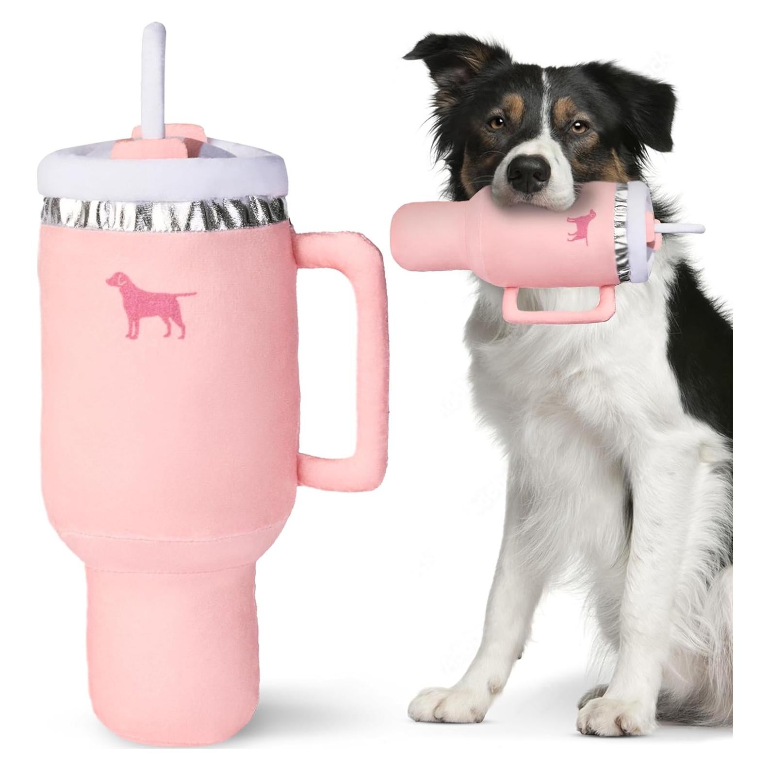 Taza de Perro Aspire Designs TumblerToy Rosa 24.1 cm