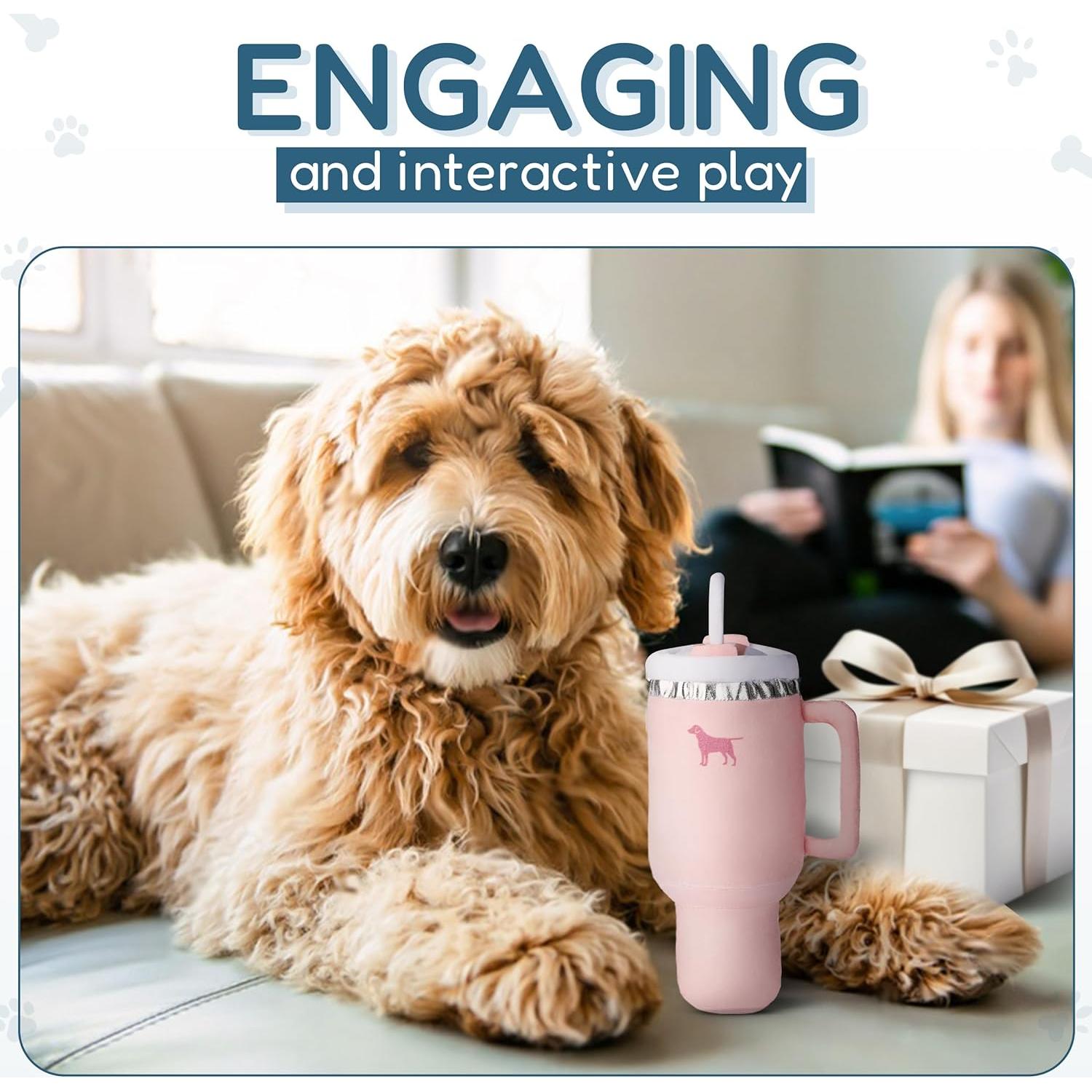 Taza de Perro Aspire Designs TumblerToy Rosa 24.1 cm