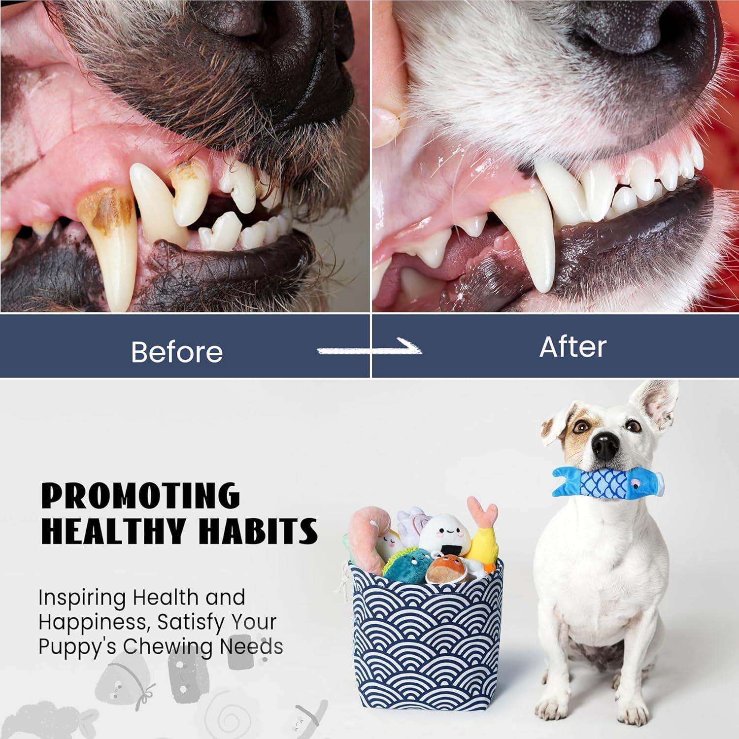 Set de Juguetes de Sushi para Perros Nocciola - 10 Piezas