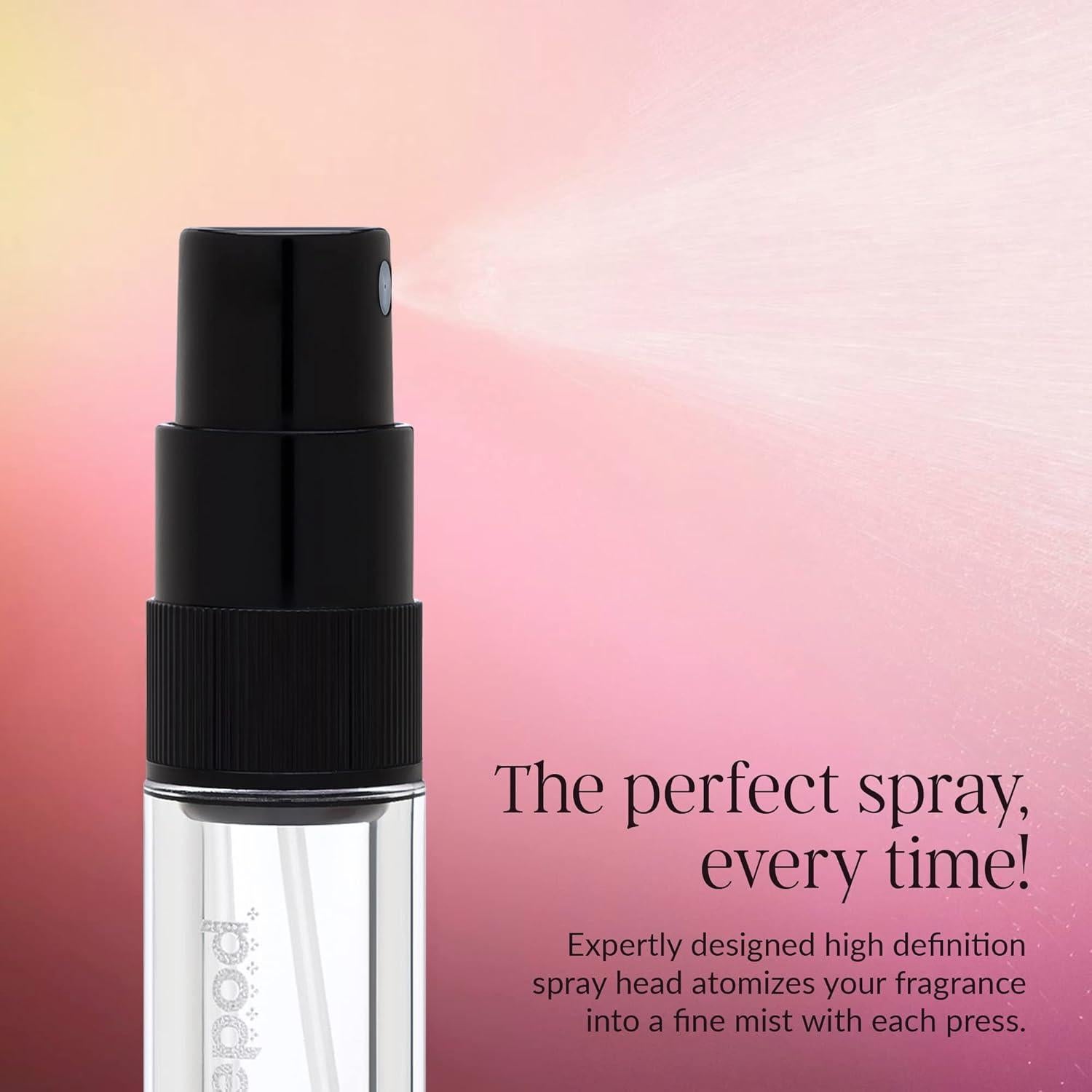 Atomizador de Perfume Travalo Pod Pure 5ml Negro - A Prueba de Fugas