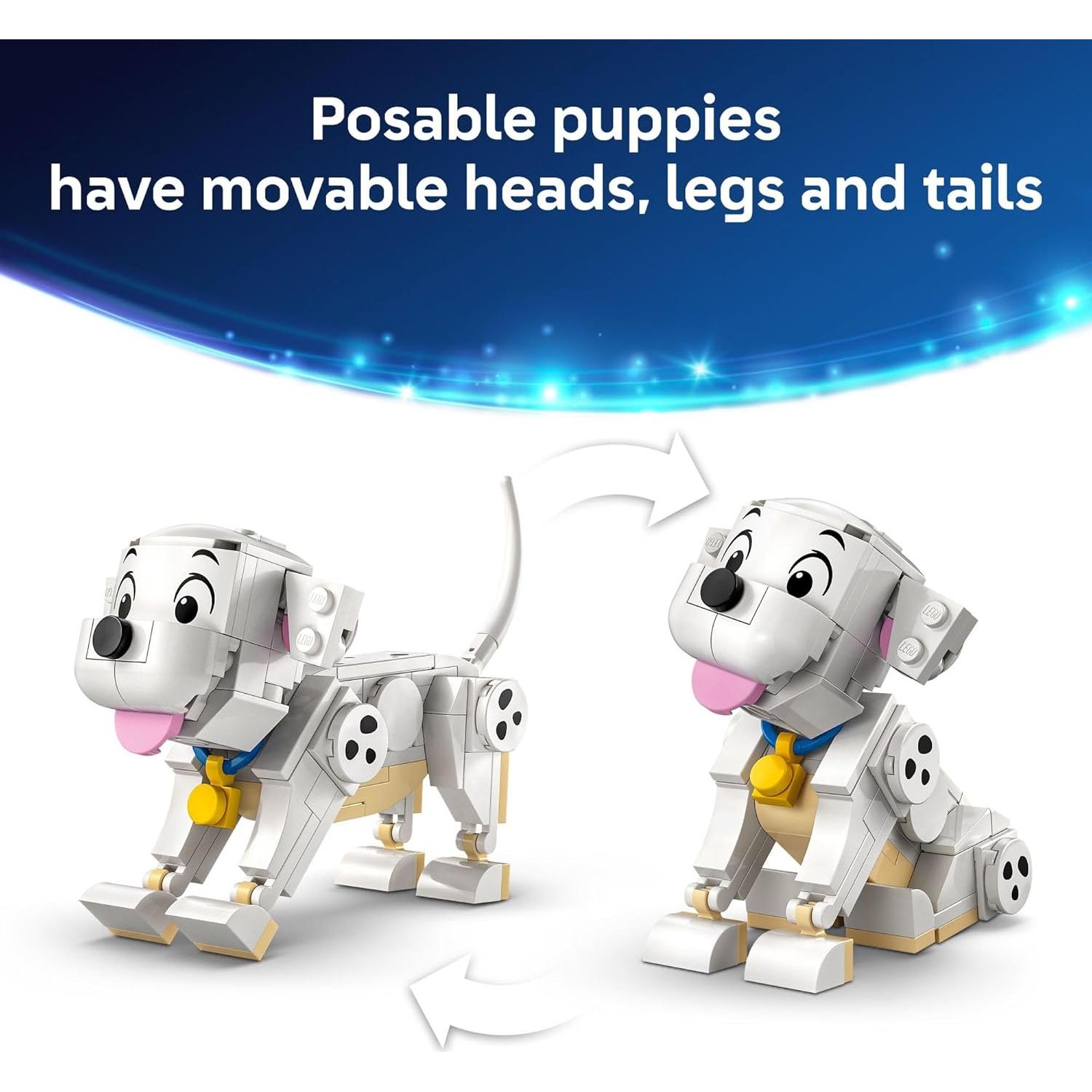 LEGO Disney 101 Dálmatas Lucky y Penny - Juguete 268 Piezas