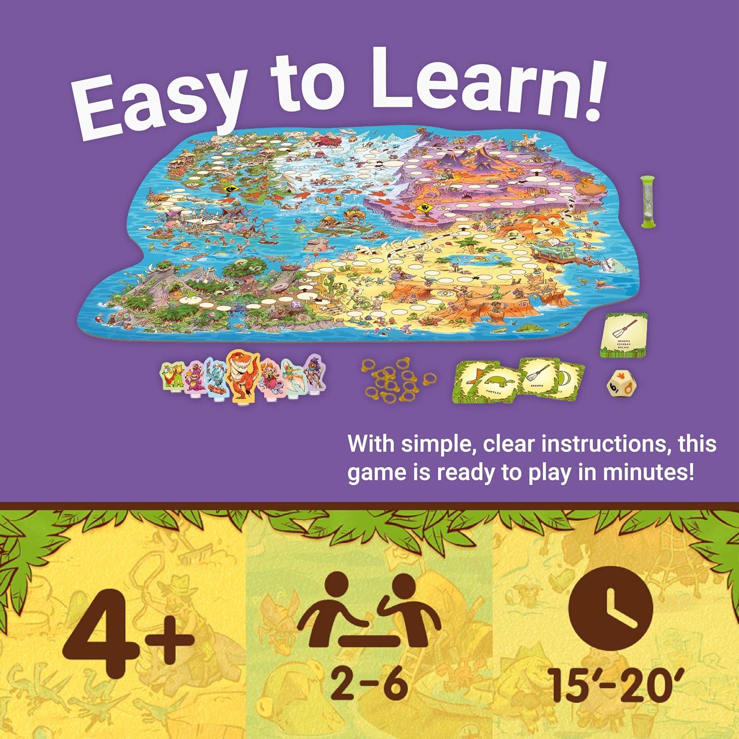 Juego de Mesa Isla de Dinosaurios Ravensburger 4+ Aventura Educativa