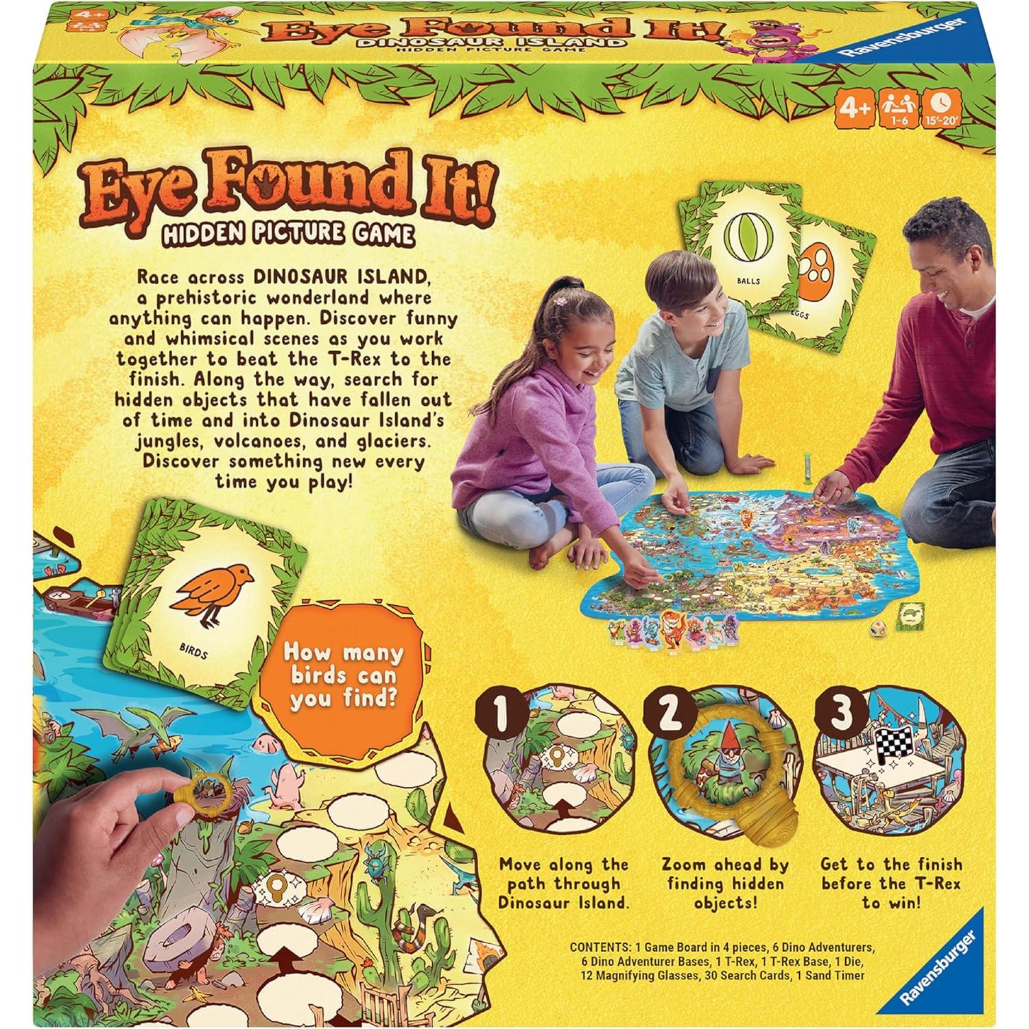 Juego de Mesa Isla de Dinosaurios Ravensburger 4+ Aventura Educativa