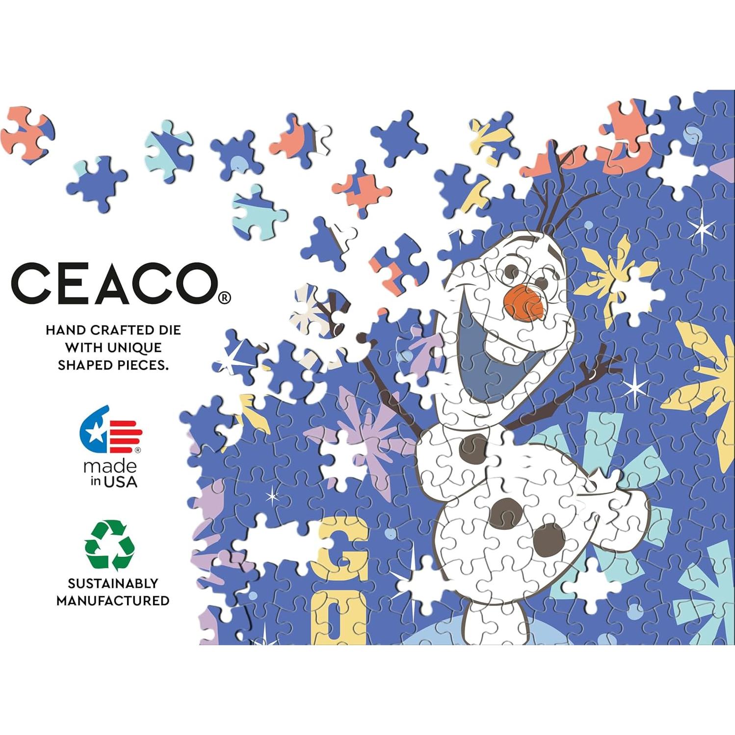 Rompecabezas 4 en 1 Frozen Disney Ceaco - 48 a 100 piezas