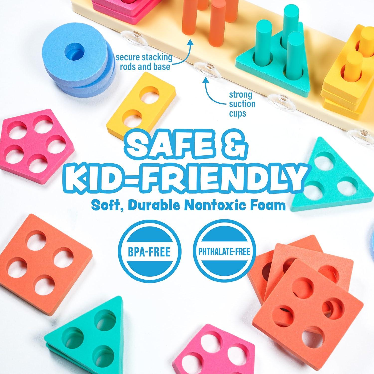 Juguete de Baño Tub Works® Splash - 20 Piezas de Espuma