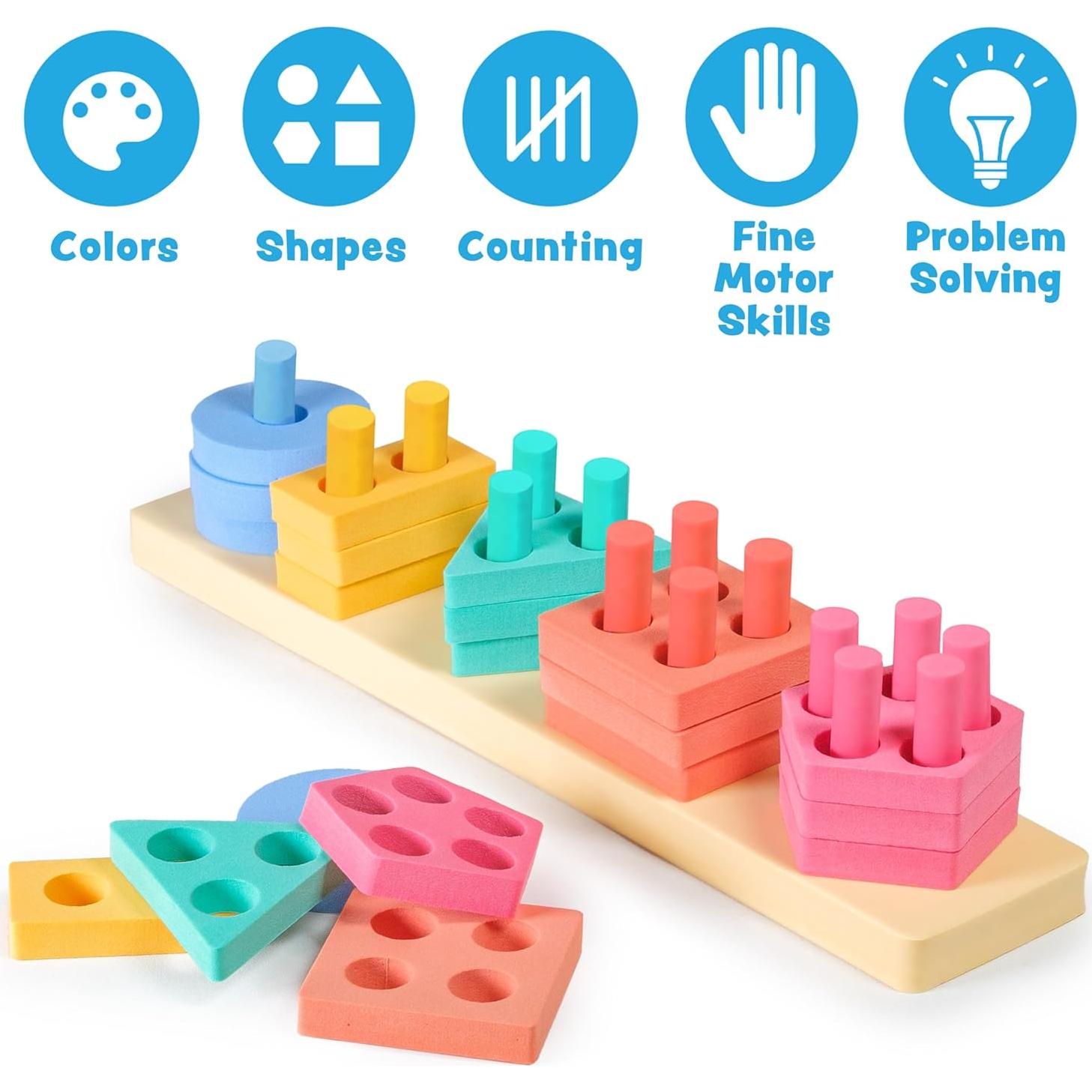 Juguete de Baño Tub Works® Splash - 20 Piezas de Espuma