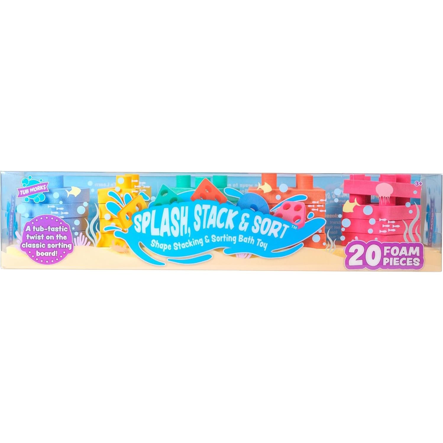 Juguete de Baño Tub Works® Splash - 20 Piezas de Espuma