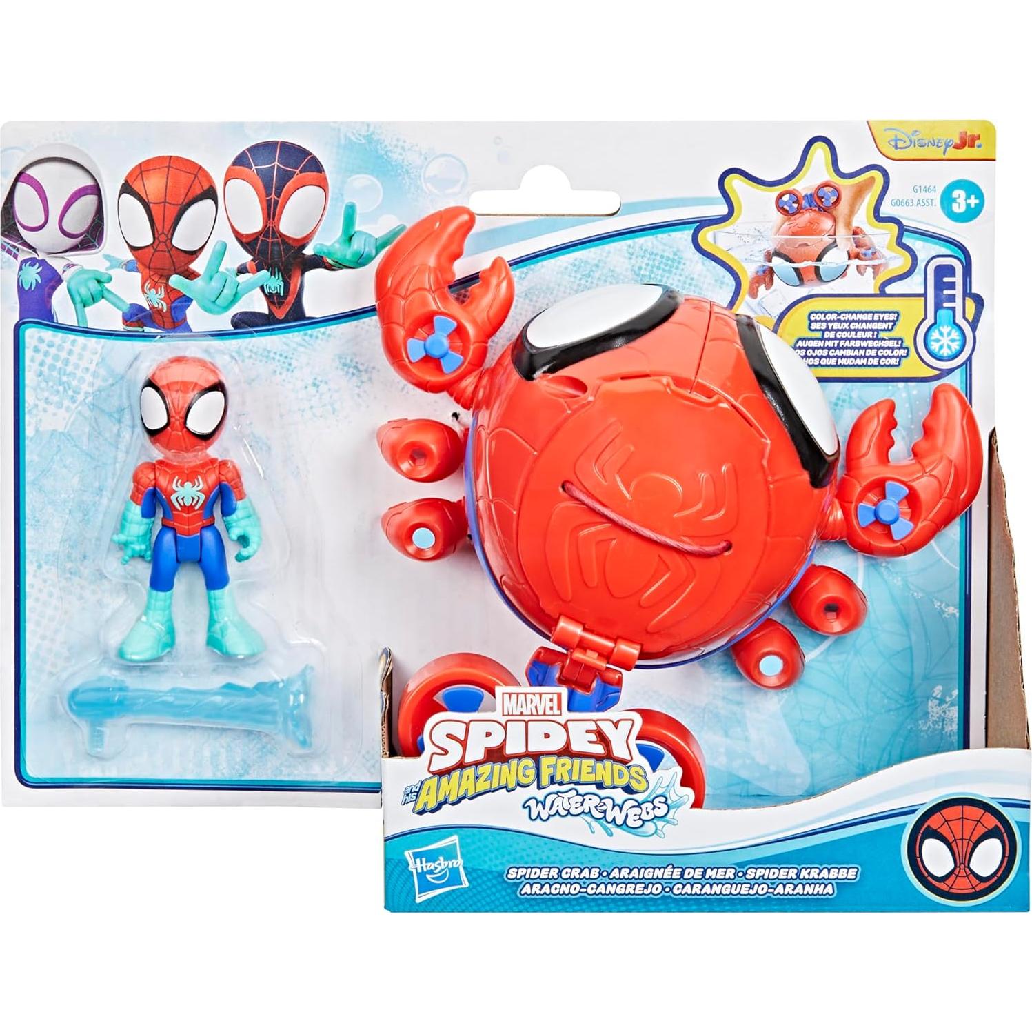 Cangrejo Araña Marvel Spidey 3" (7.6 cm) con Figura de Acción
