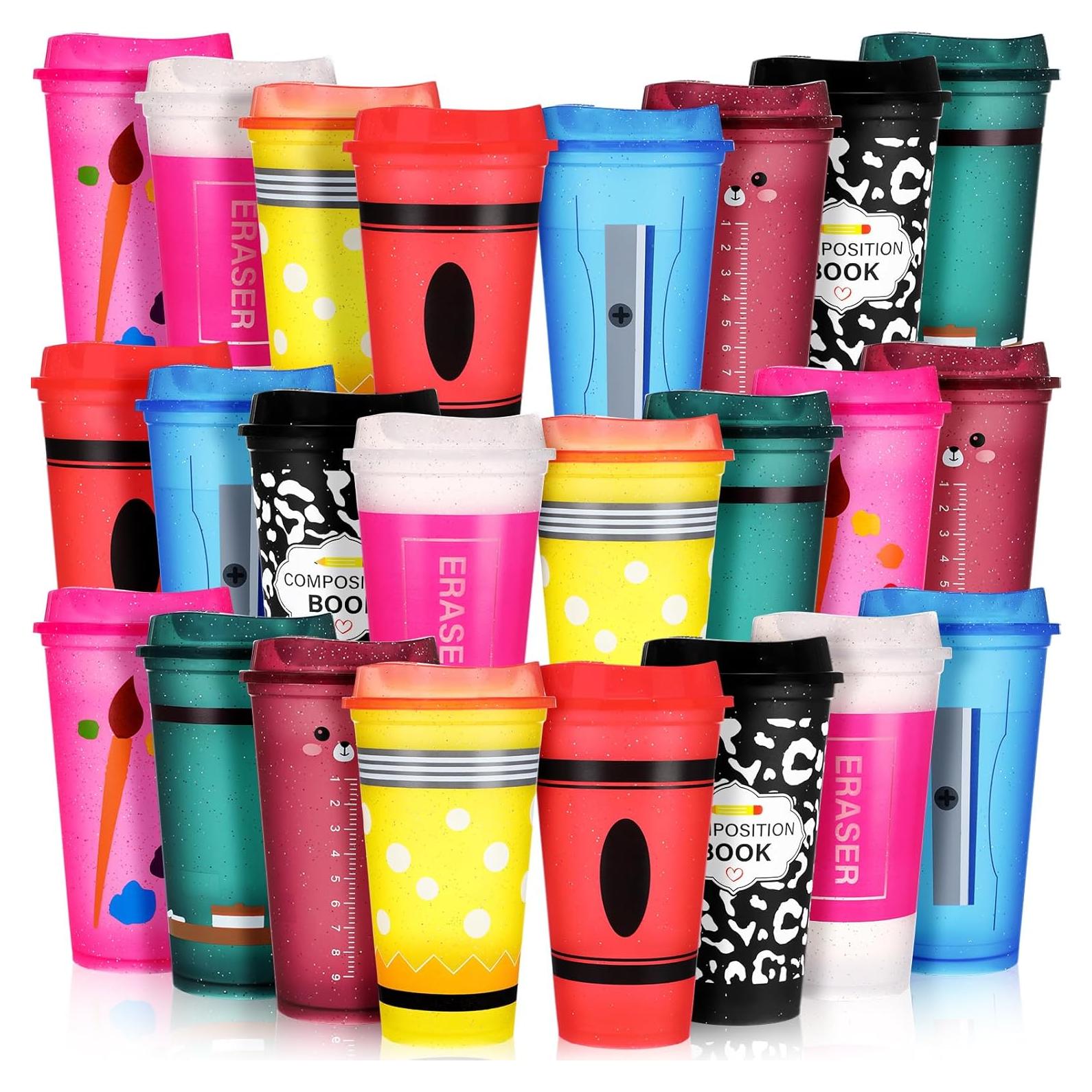 Paquete de 24 Tazas de Apreciación para Maestros Skylety 473 ml