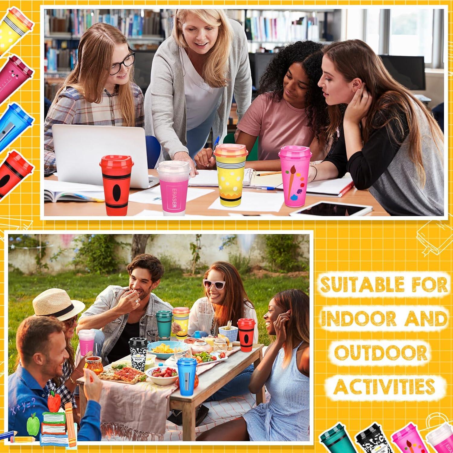 Paquete de 24 Tazas de Apreciación para Maestros Skylety 473 ml