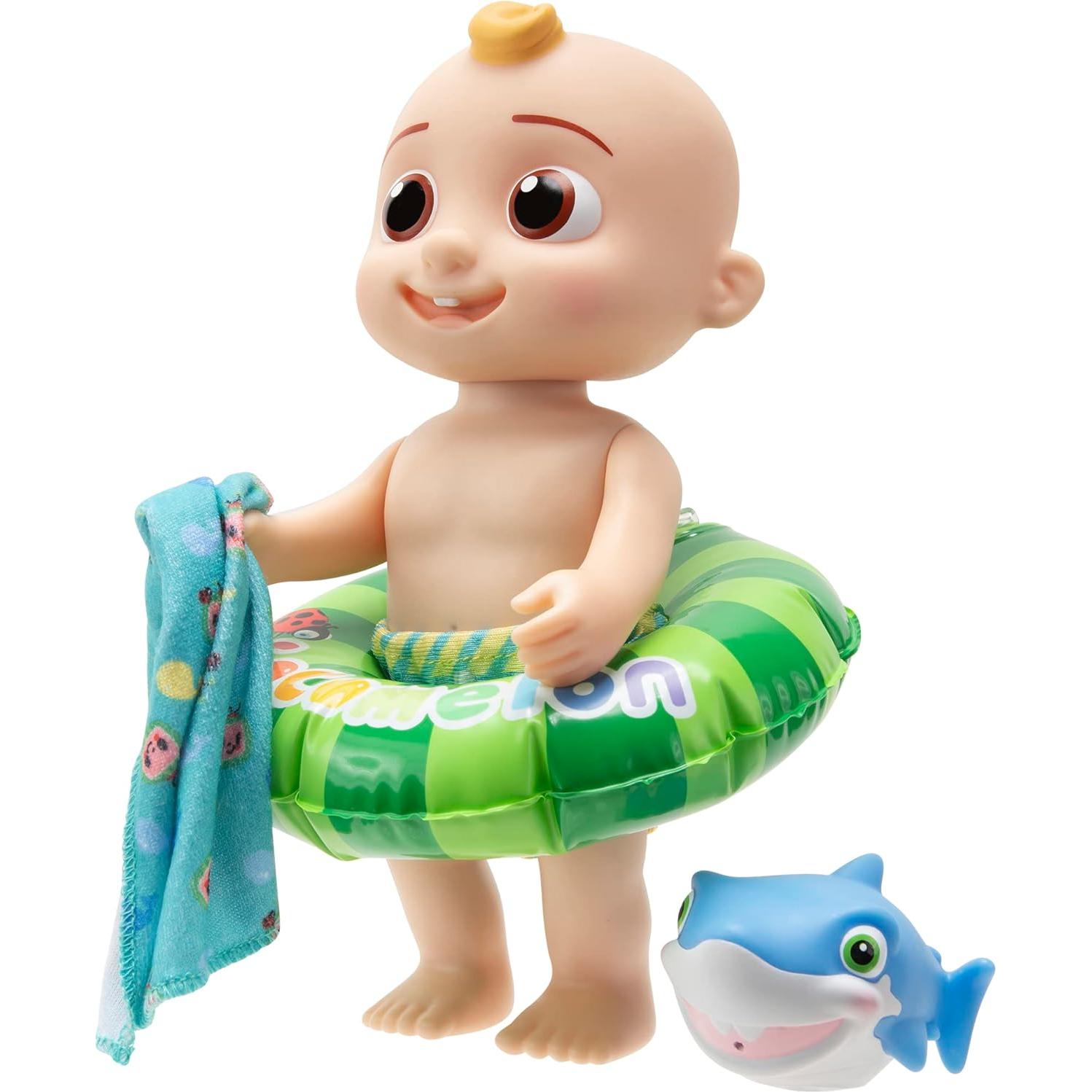 Muñeca JJ Chapoteo CoComelon 26 cm con Juguetes de Agua