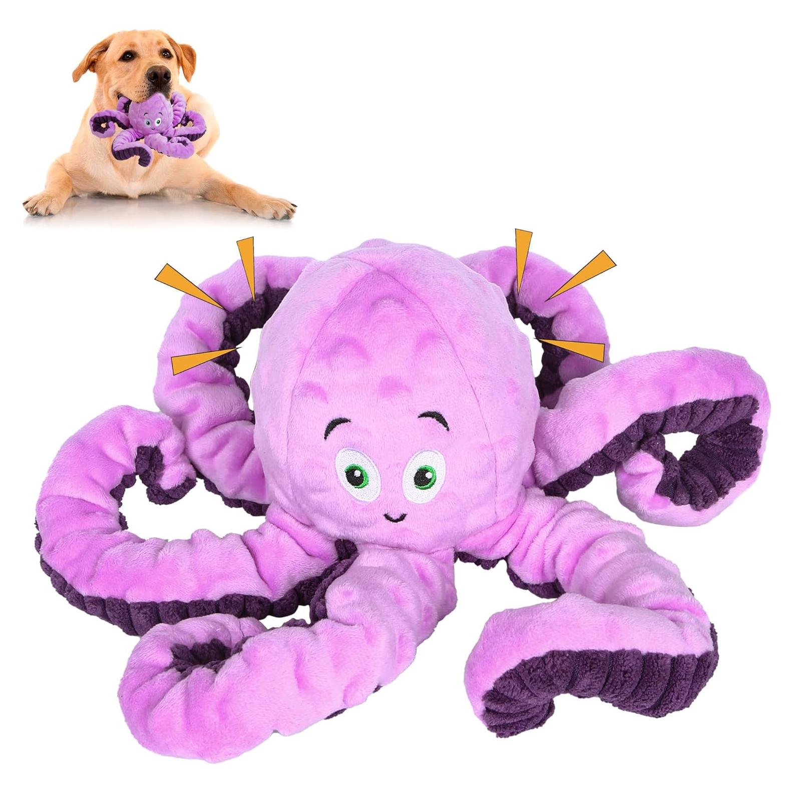 Juguete para Perros Bttfere Pulpo Squeaky 2.54cm 159g