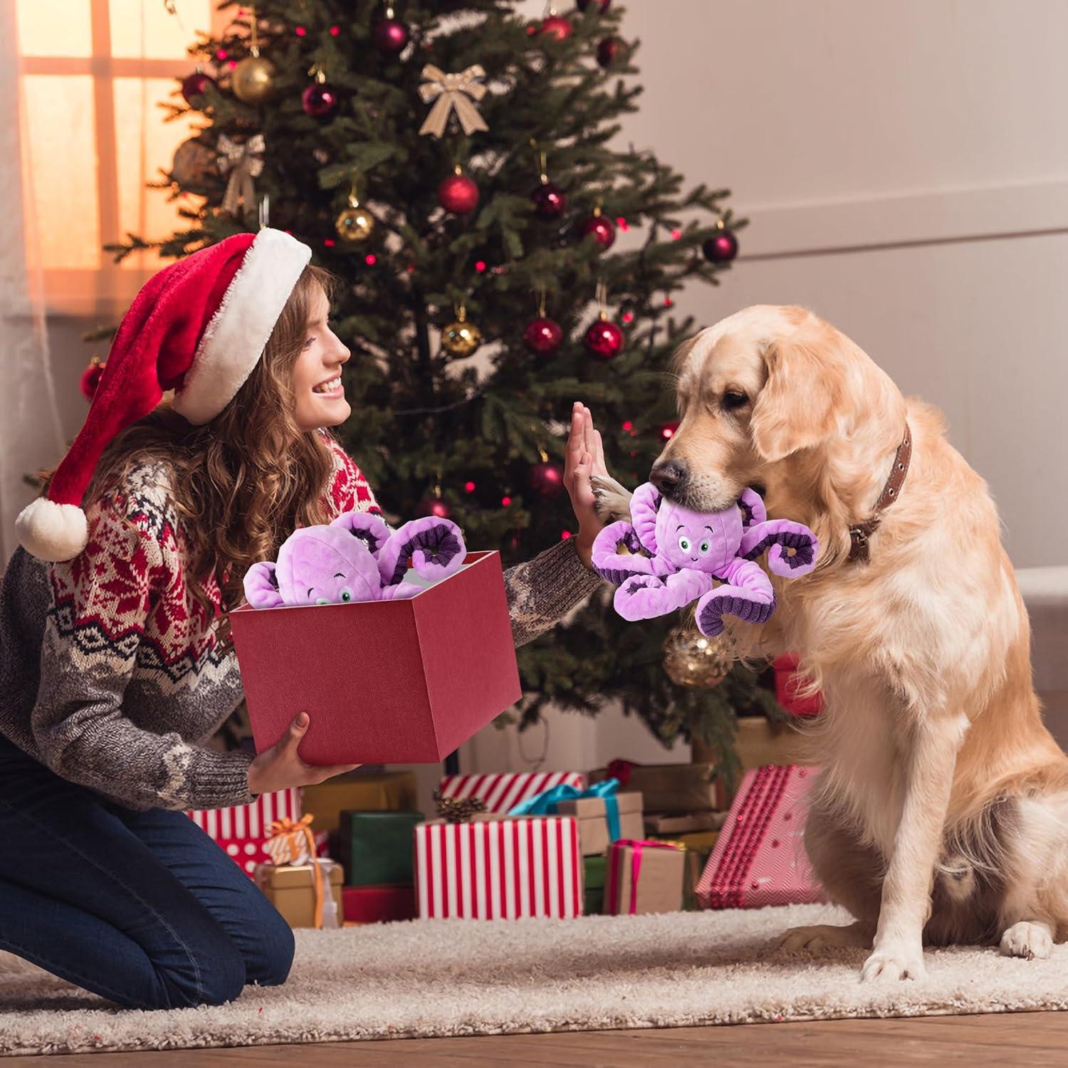 Juguete para Perros Bttfere Pulpo Squeaky 2.54cm 159g