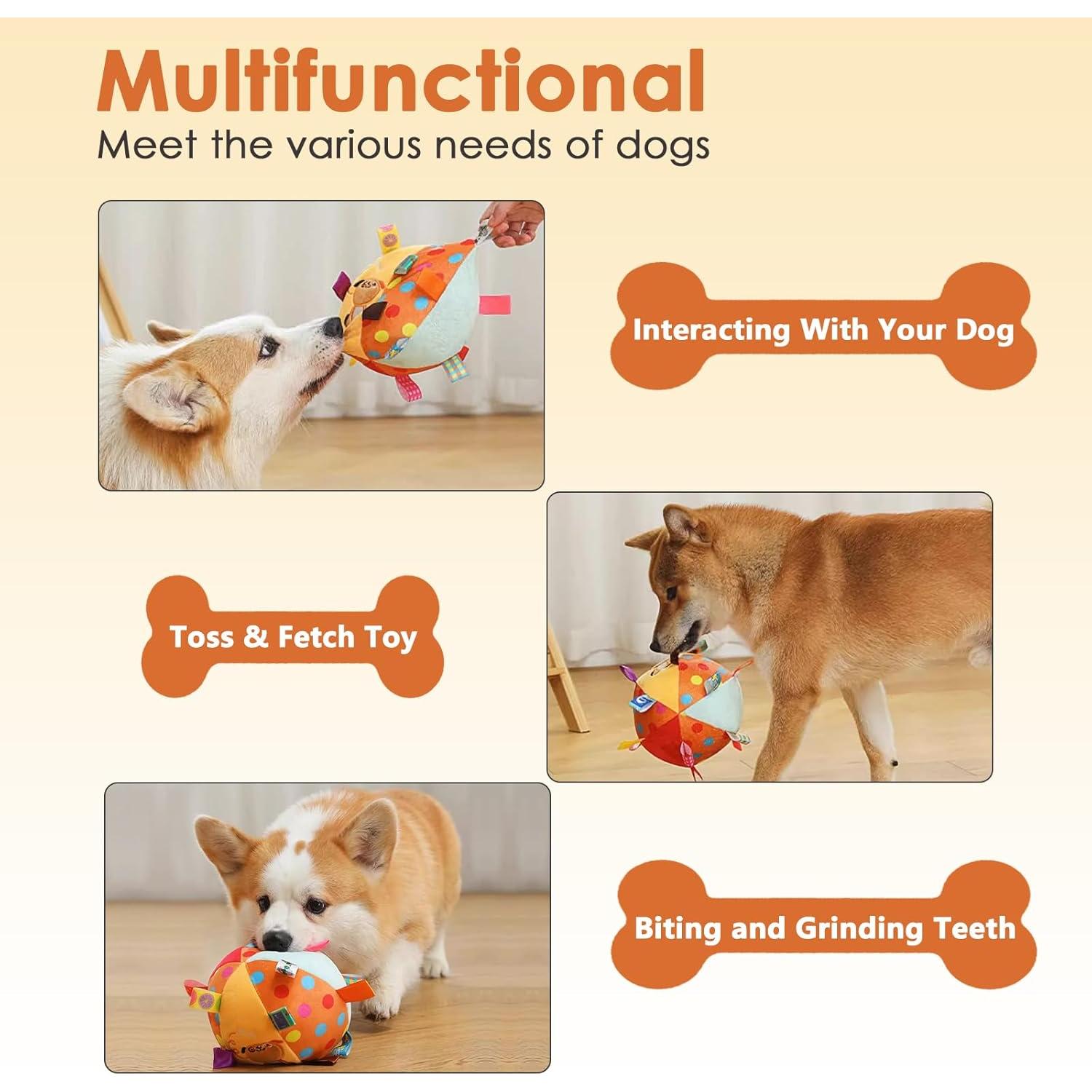 Juguete de Peluche Interactivo para Perros Letalong 15 cm