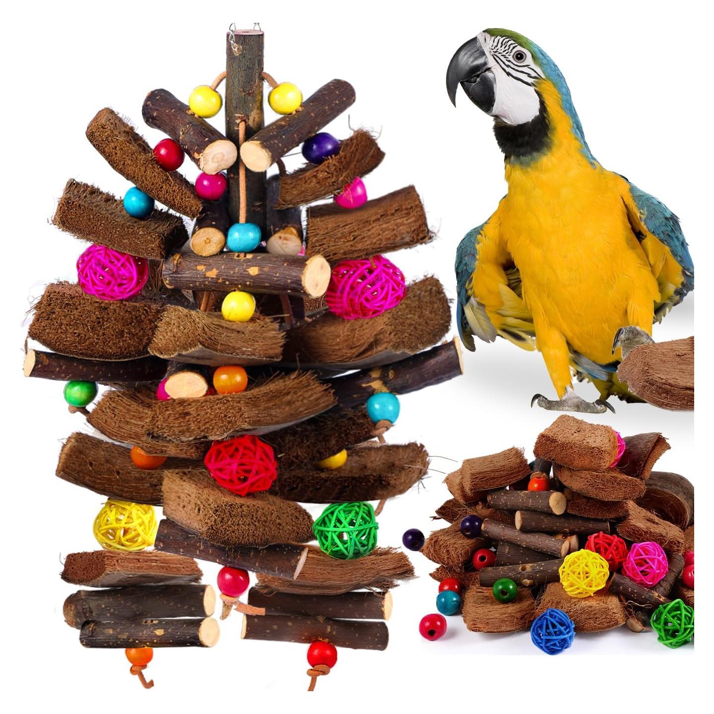 Juguete para Aves Kyouki DIY Natural - Cáscara de Coco 19.8x10.9cm