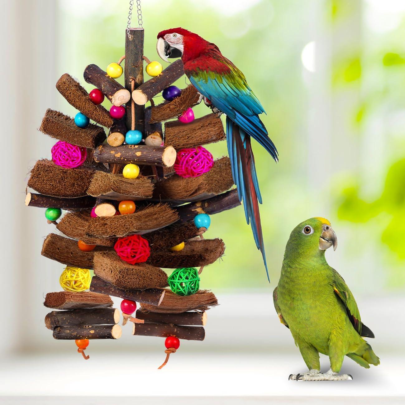 Juguete para Aves Kyouki DIY Natural - Cáscara de Coco 19.8x10.9cm