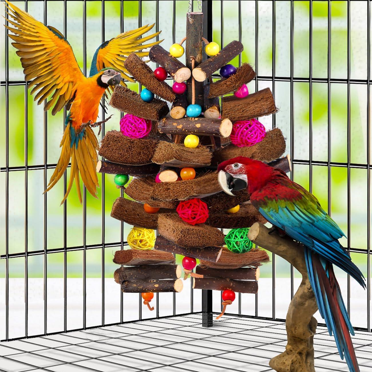 Juguete para Aves Kyouki DIY Natural - Cáscara de Coco 19.8x10.9cm