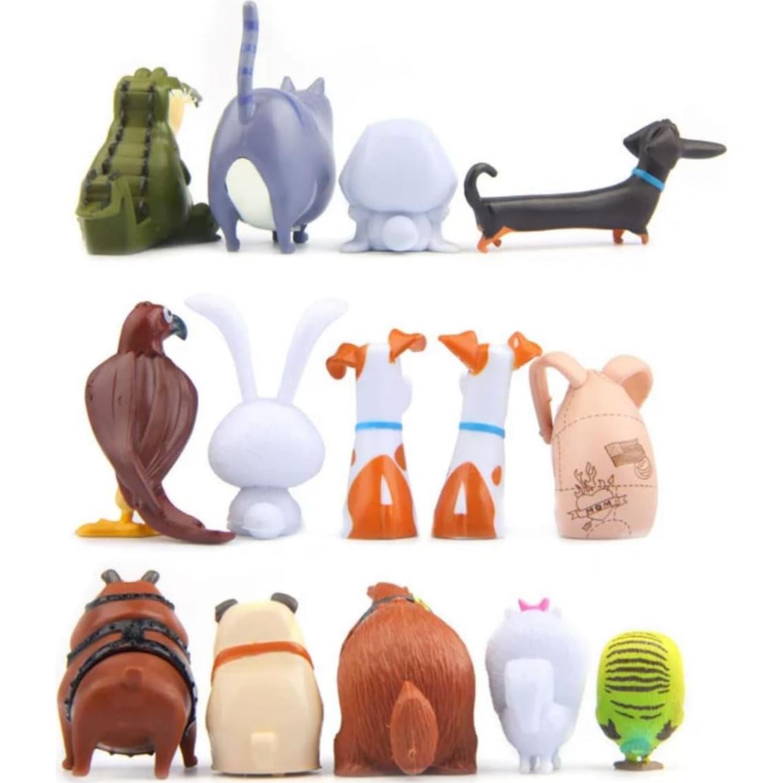 Kit de Adornos de Pastel La Vida Secreta de Las Mascotas 14 Pcs