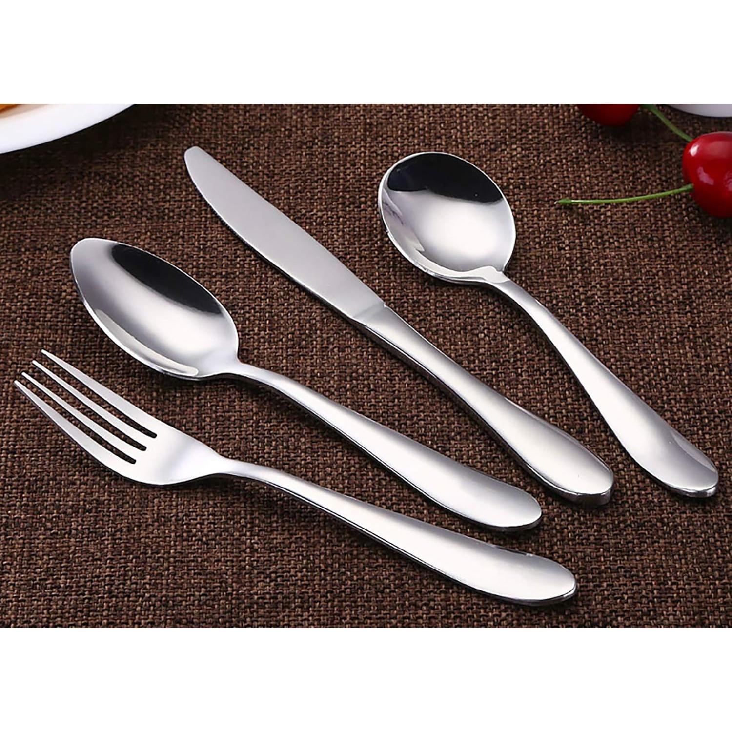 Juego de 4 Tenedores para Niños VANRA Acero Inoxidable 14.5 cm