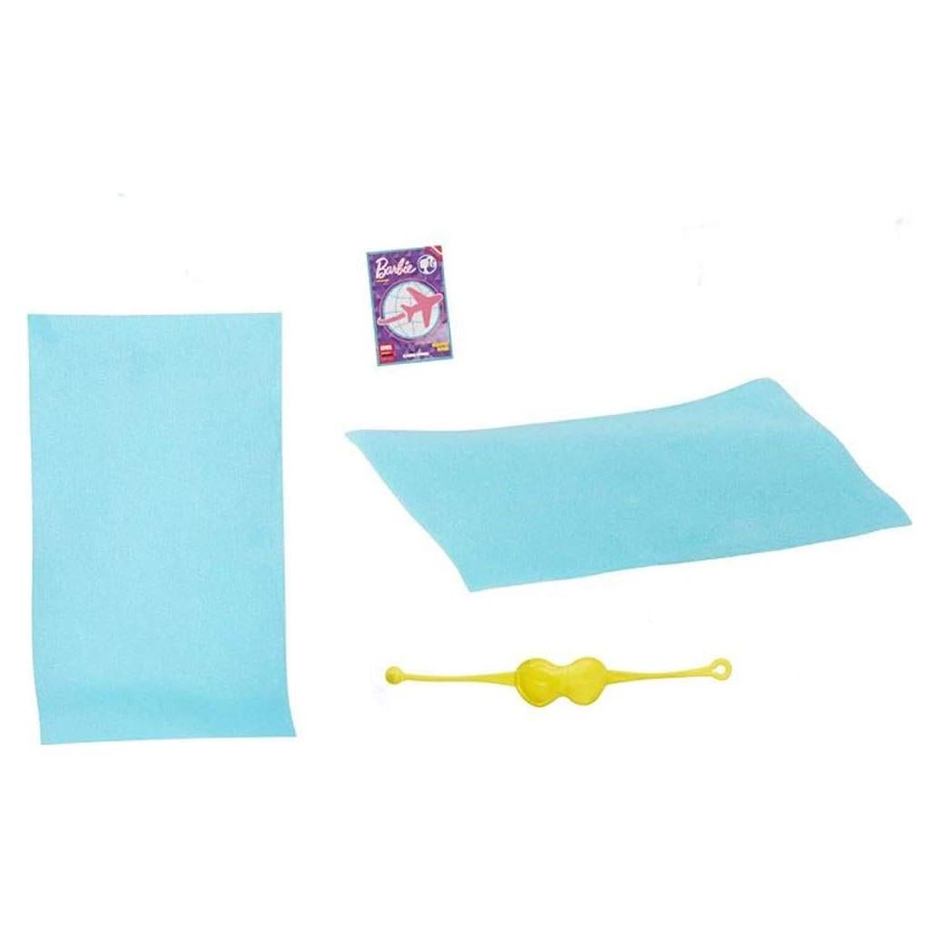 Juego de Repuestos Barbie DreamPlane GDG76 - 1 Máscara, 2 Mantas