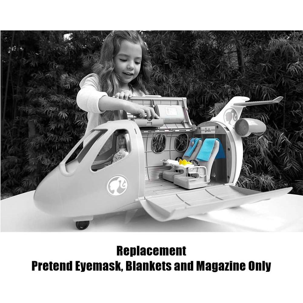 Juego de Repuestos Barbie DreamPlane GDG76 - 1 Máscara, 2 Mantas