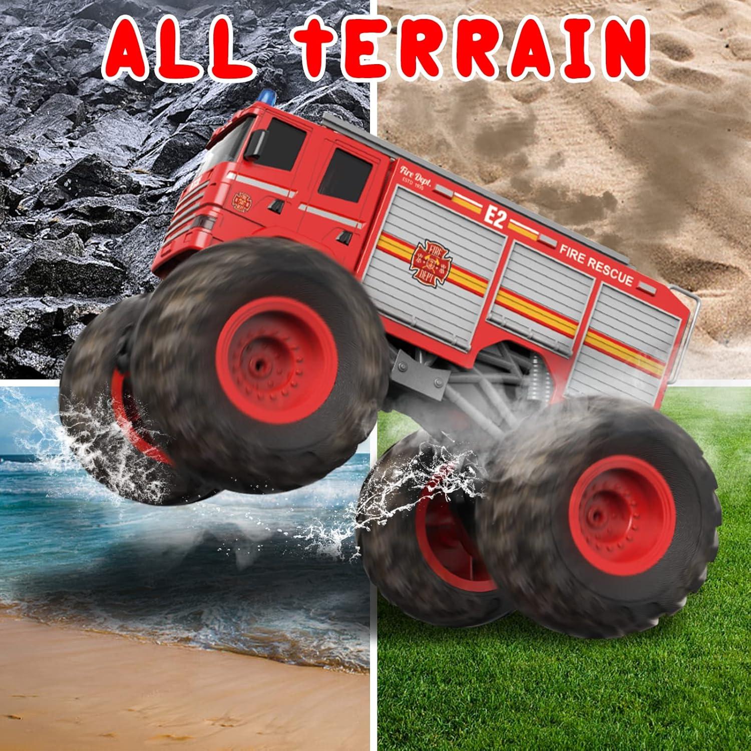 Coche de Control Remoto Desdoni Camión de Bomberos RC 1:18