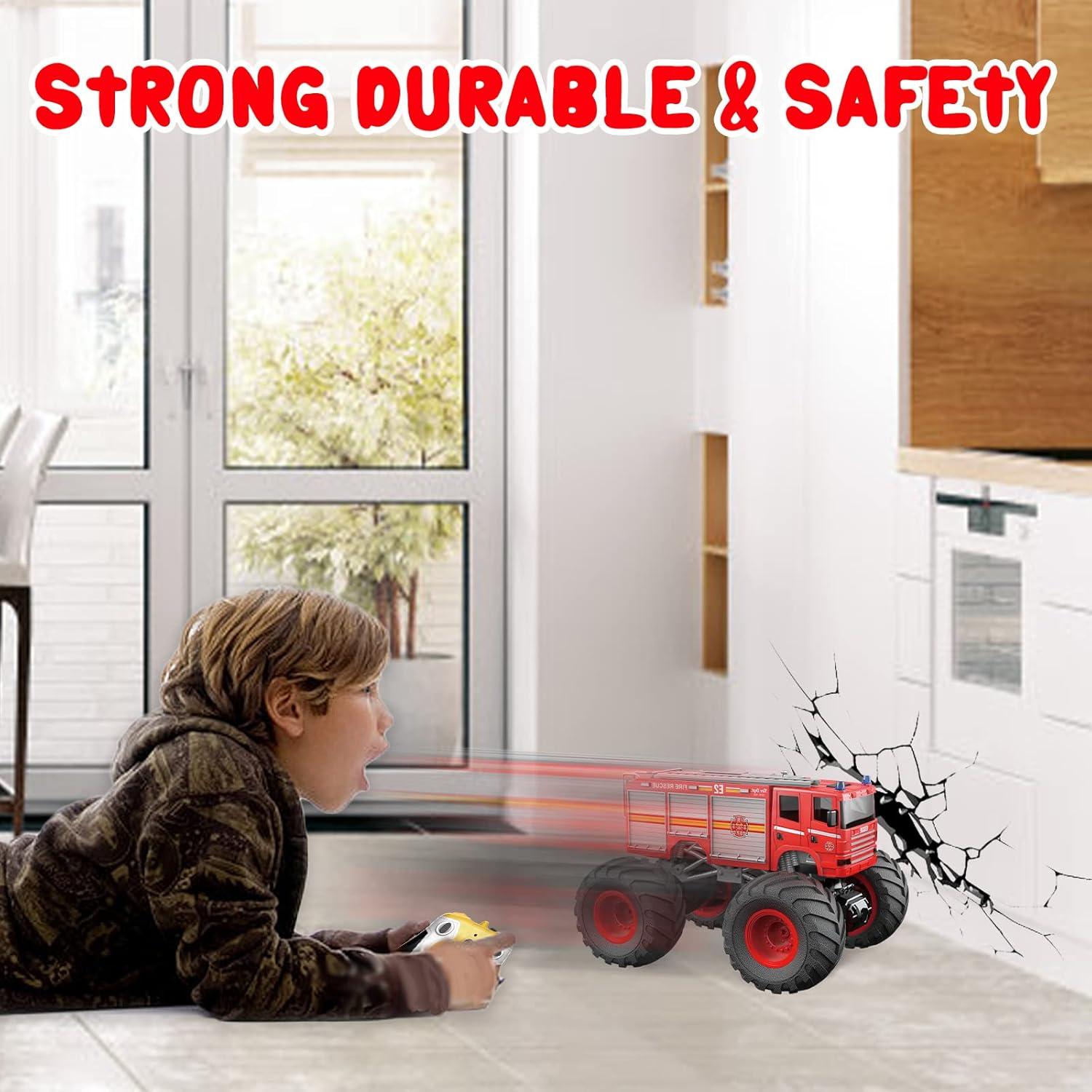 Coche de Control Remoto Desdoni Camión de Bomberos RC 1:18