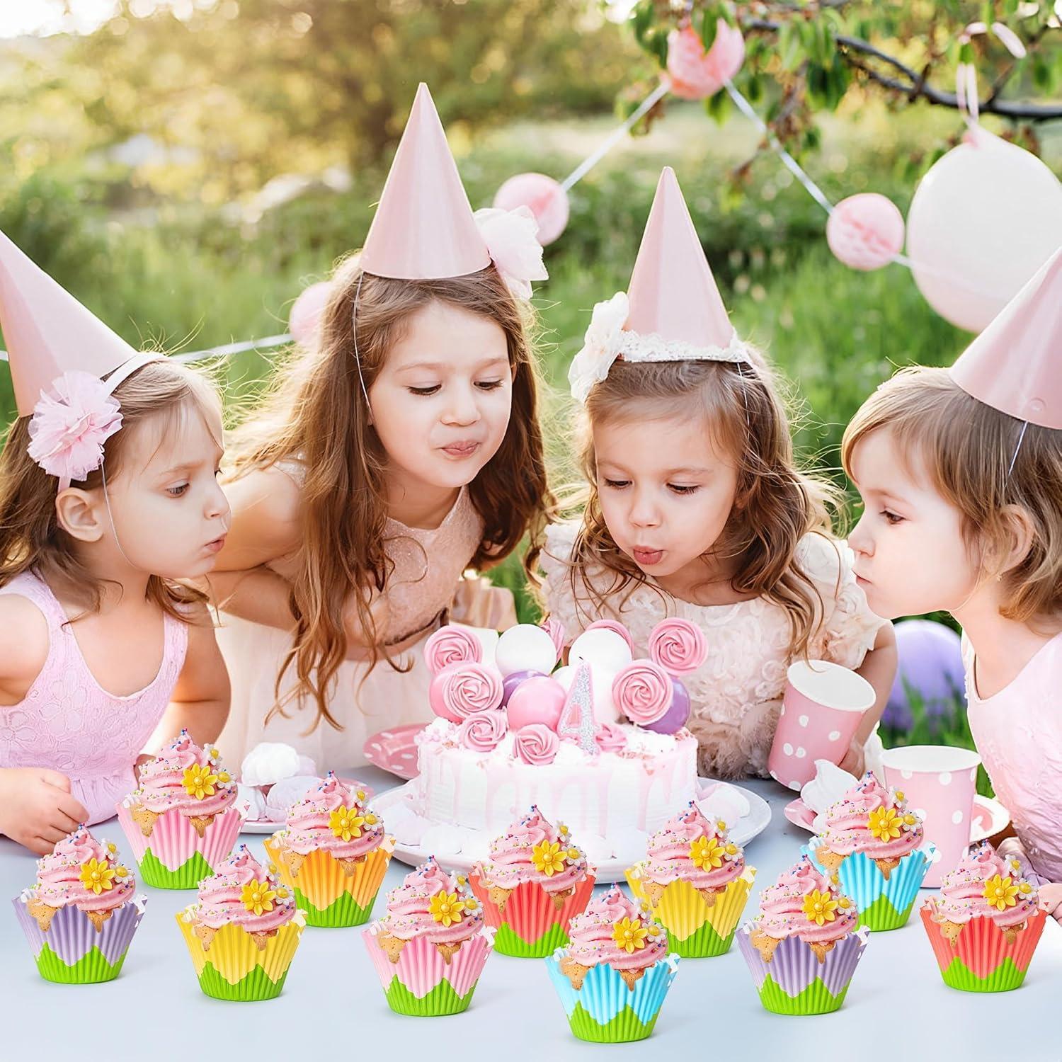 Forros para Cupcake COcnny - 300 Piezas en 6 Estilos Florales