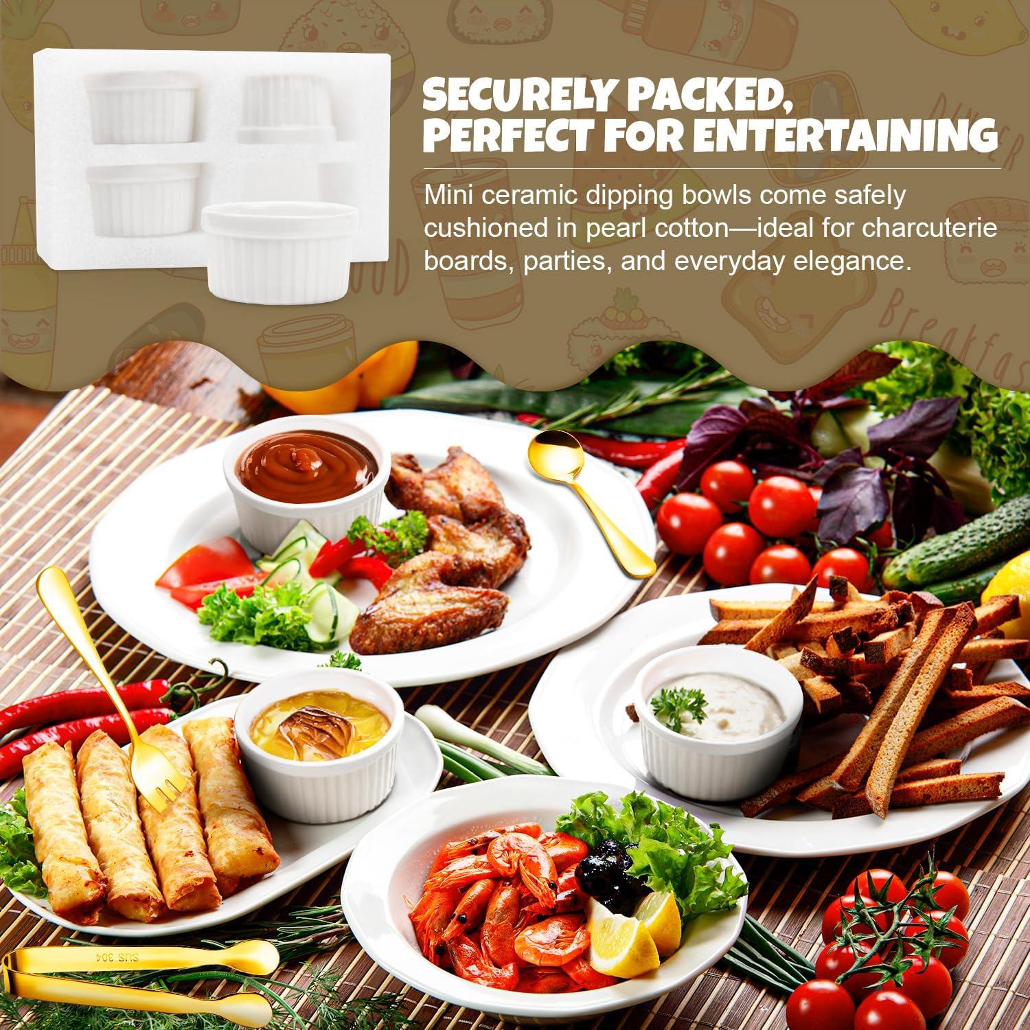 Juego de Utensilios de Charcutería Dorados - 9 Piezas