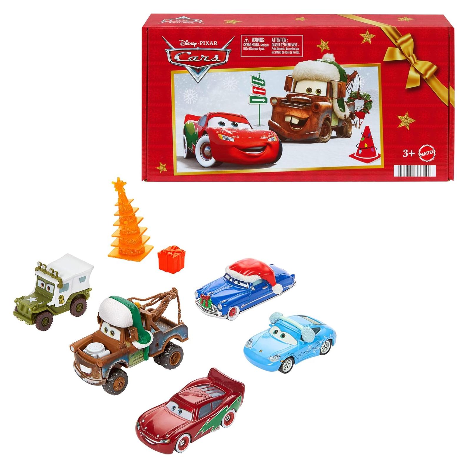 Multipack de Juguetes Mattel Cars Invierno 5 Vehículos + Accesorios