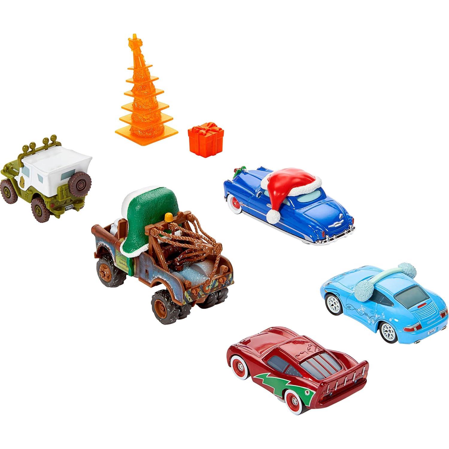 Multipack de Juguetes Mattel Cars Invierno 5 Vehículos + Accesorios