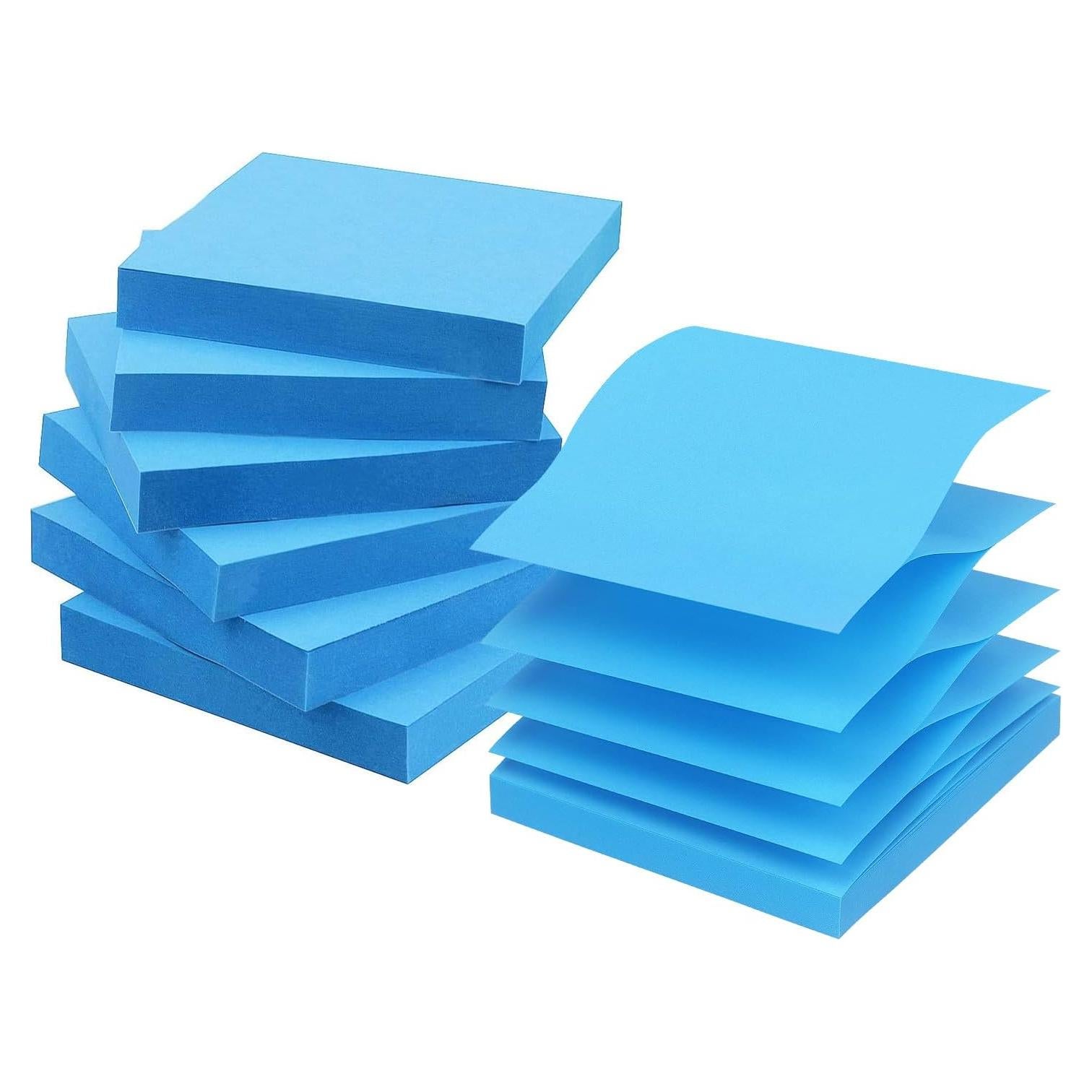 Notas Adhesivas Pop Up Early Buy 7.6x7.6 cm Azul 6 Paquetes