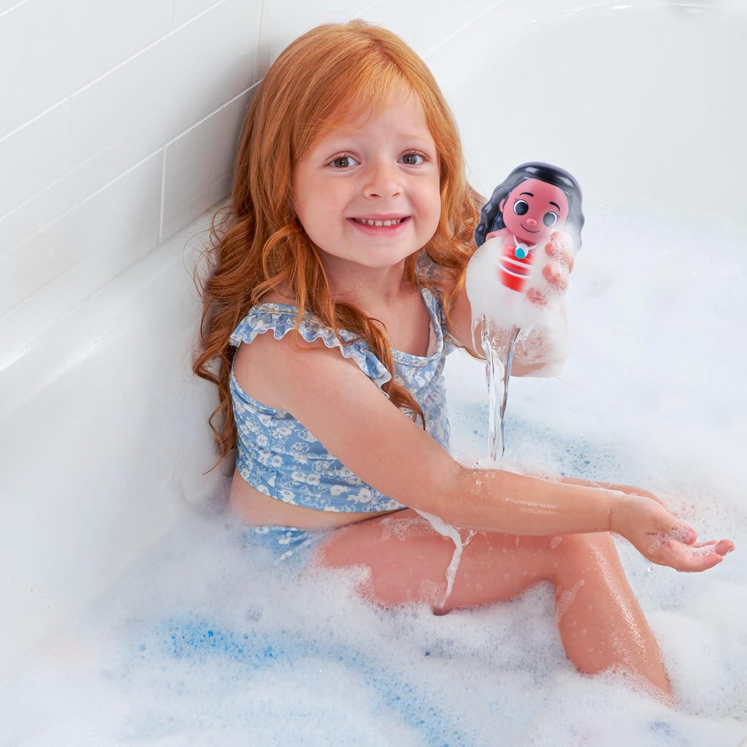 Set de Juguetes de Baño Disney Moana - 6 Piezas con Cubo