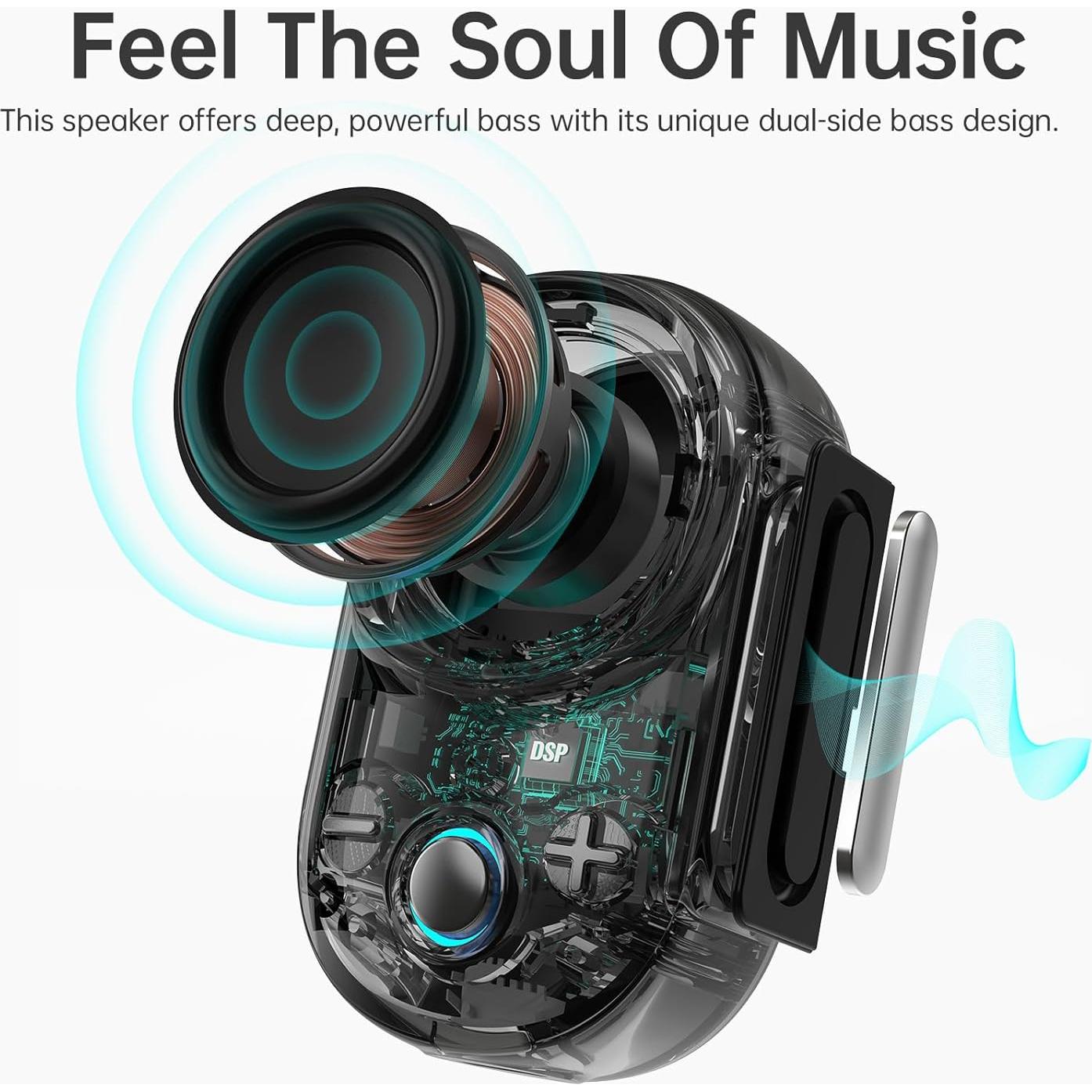 Divoom Itour-S Altavoz Bluetooth Mini Impermeable 10h