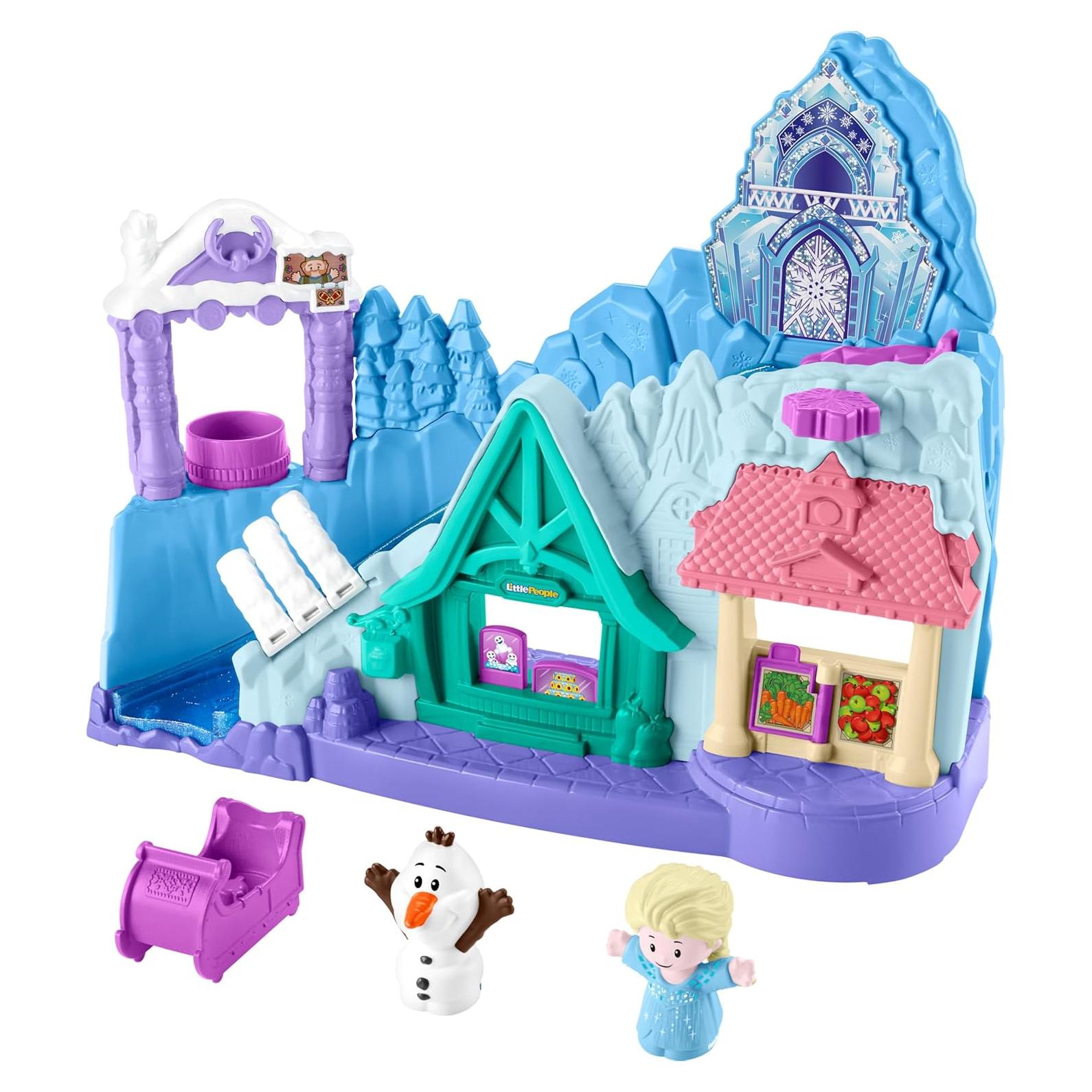 Set de Juego Fisher-Price Little People Disney Frozen Trineo