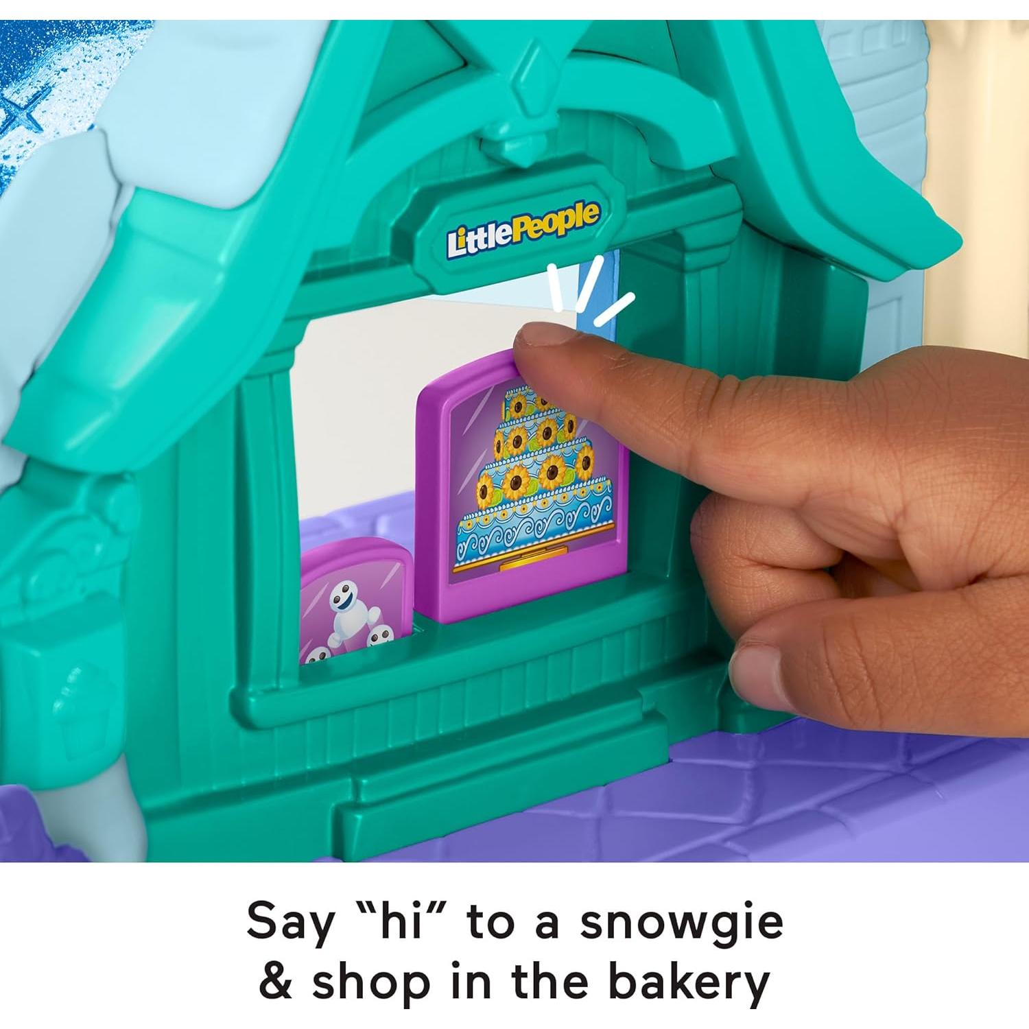 Set de Juego Fisher-Price Little People Disney Frozen Trineo