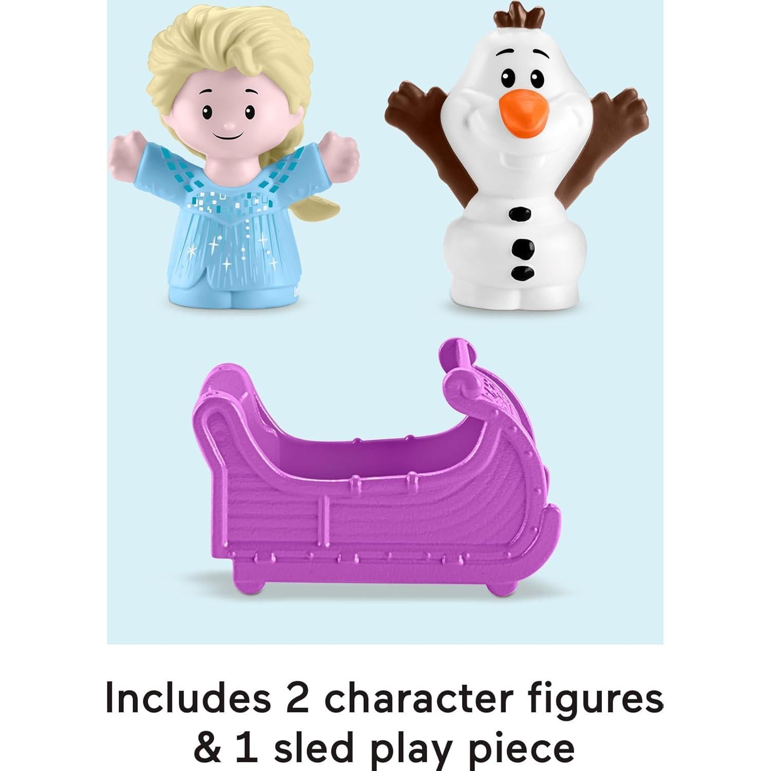 Set de Juego Fisher-Price Little People Disney Frozen Trineo