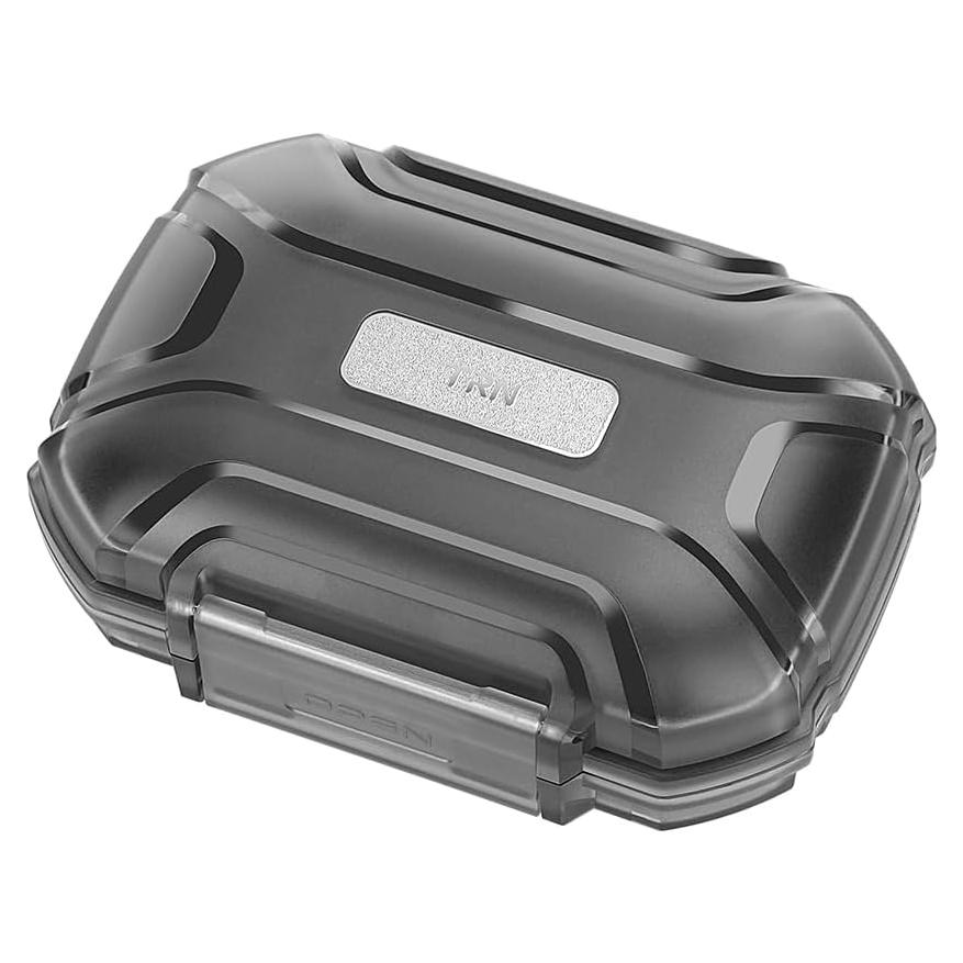 Funda de Cuero PU TRN MAG+ para Auriculares HiFi - Negro Transparente