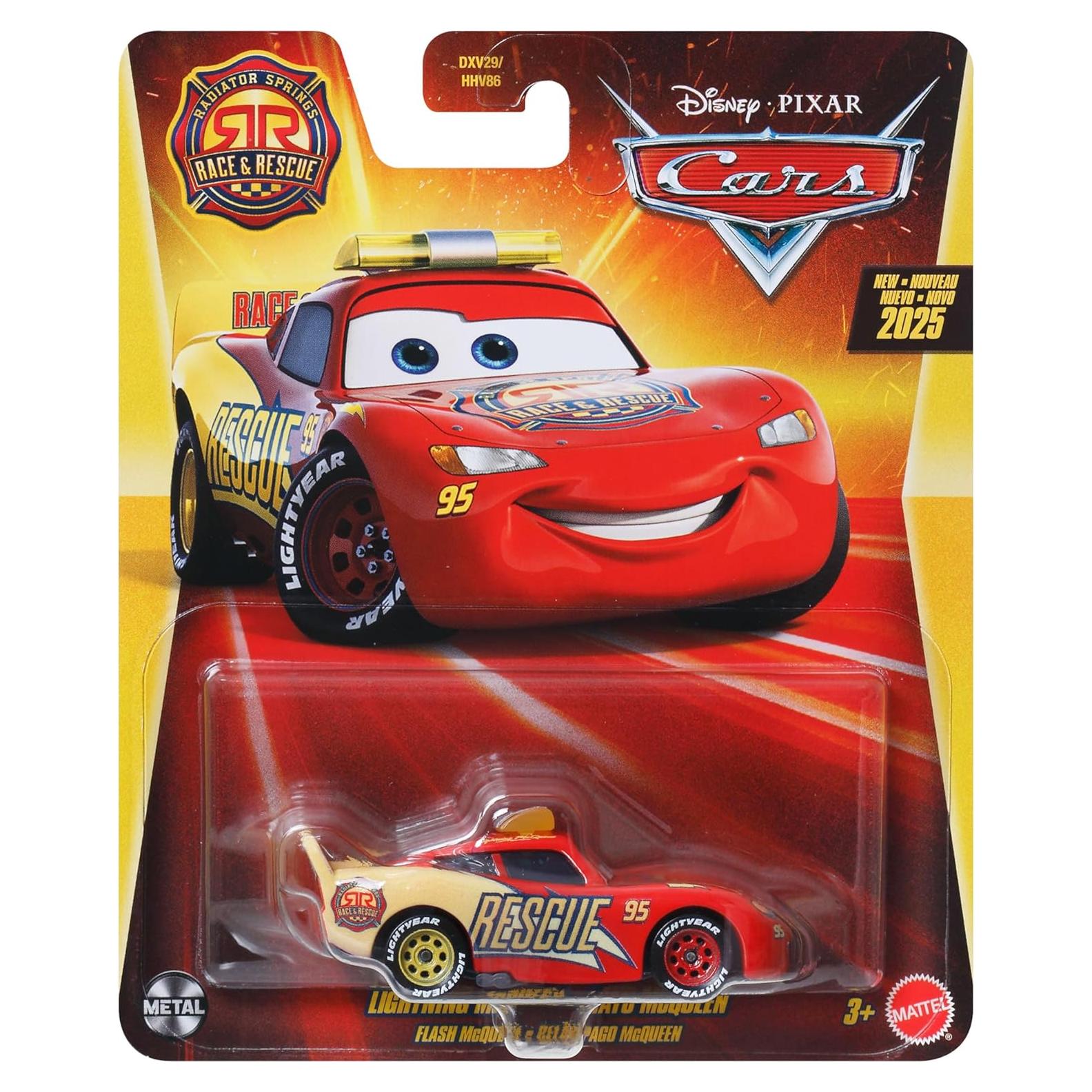 Auto Diecast Disney Cars Mattel 2025 Lightning McQueen 1:55