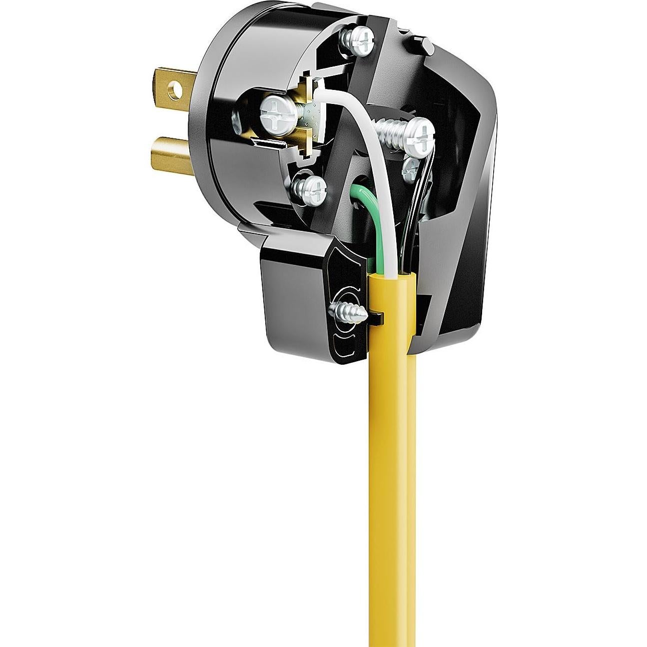 Enchufe en Ángulo Recto Nema 5-15P PluGrand 15A 125V Negro